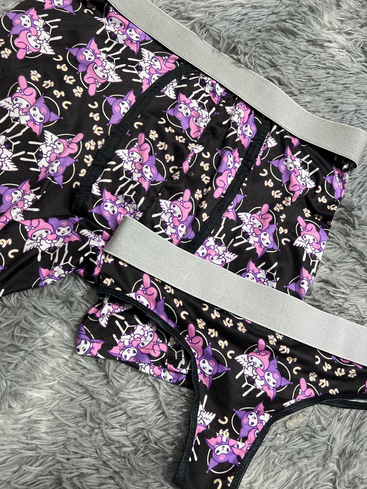 Kuromy & Melody Matching Boxer & Thong