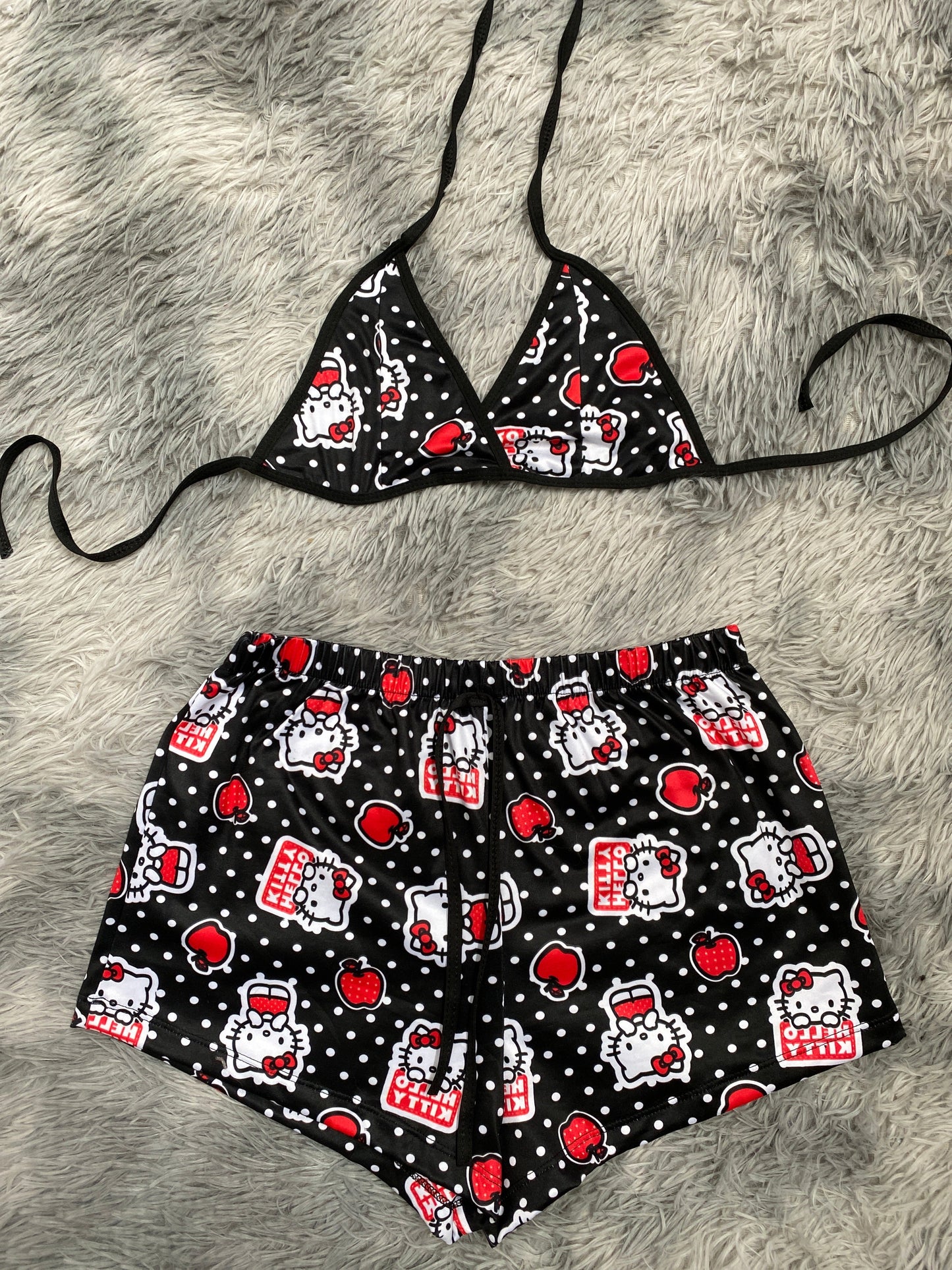 Hello Kitty Apples Top & Shorts Set