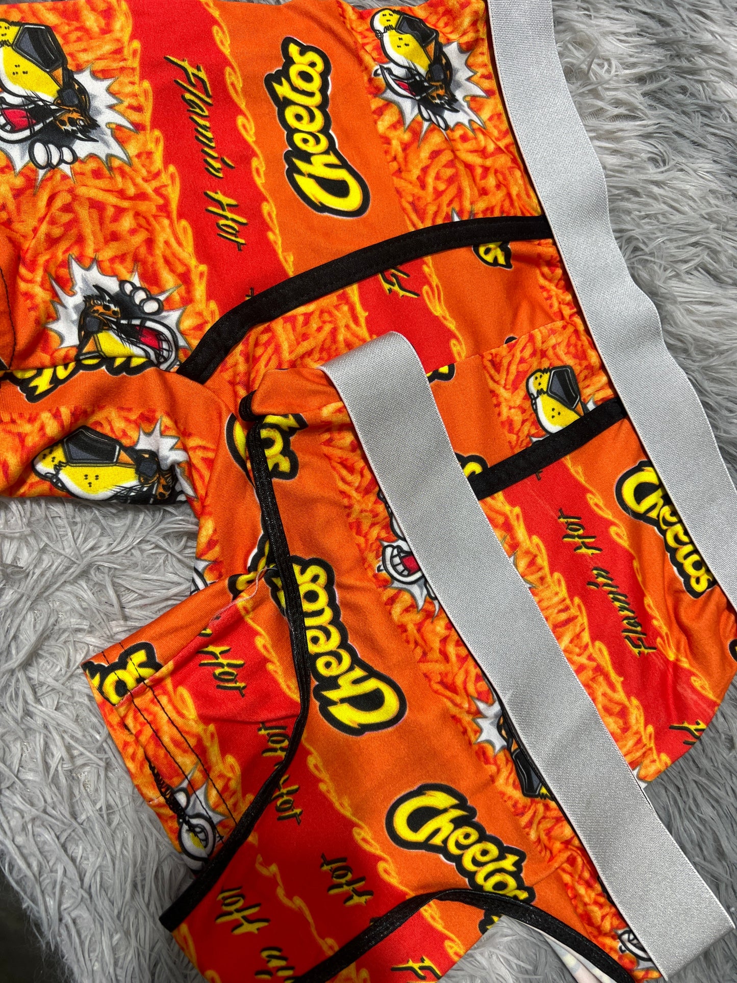 Cheetos Matching Boxer & Thong Set for Couples