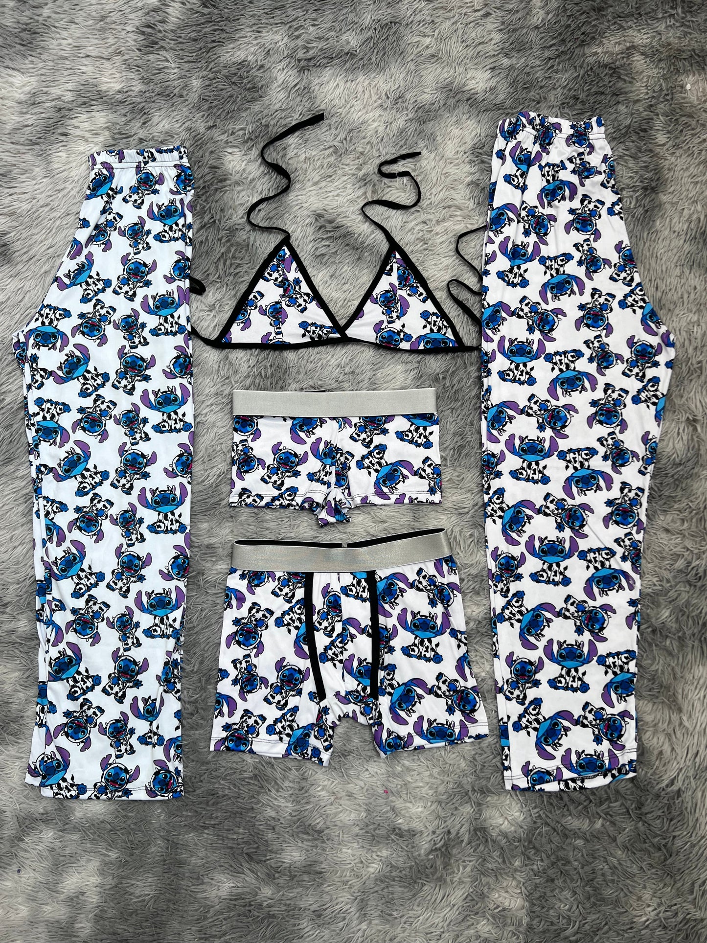 Stitch Cow 5 Piece PJ - Fundies