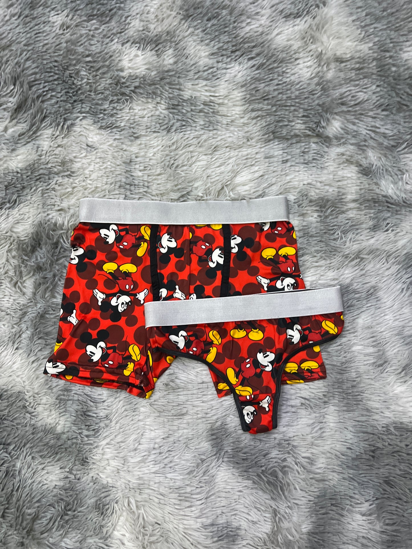 Mickey mouse couples matching underwear