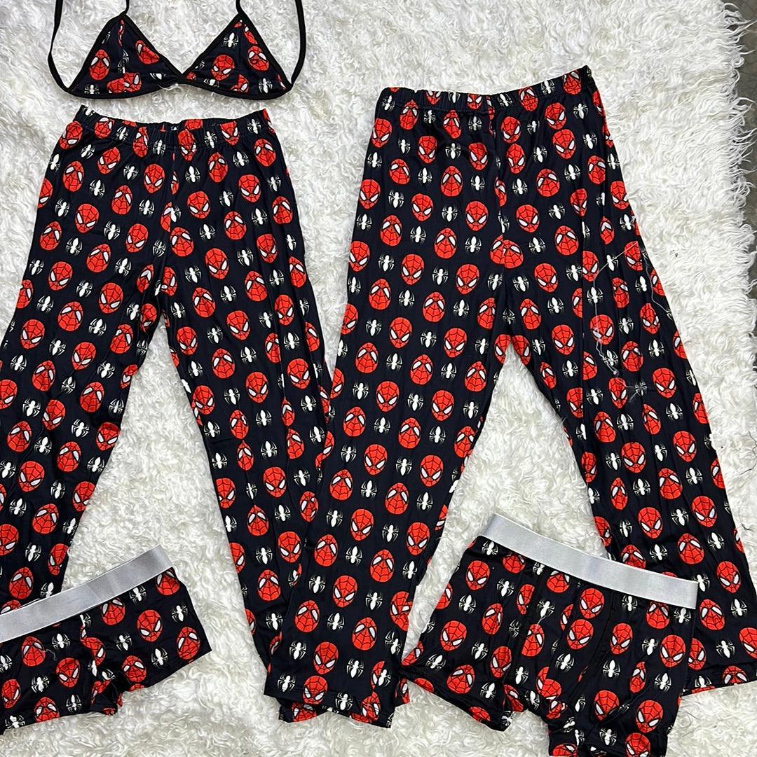 Spidey Black 5 Piece PJ Set
