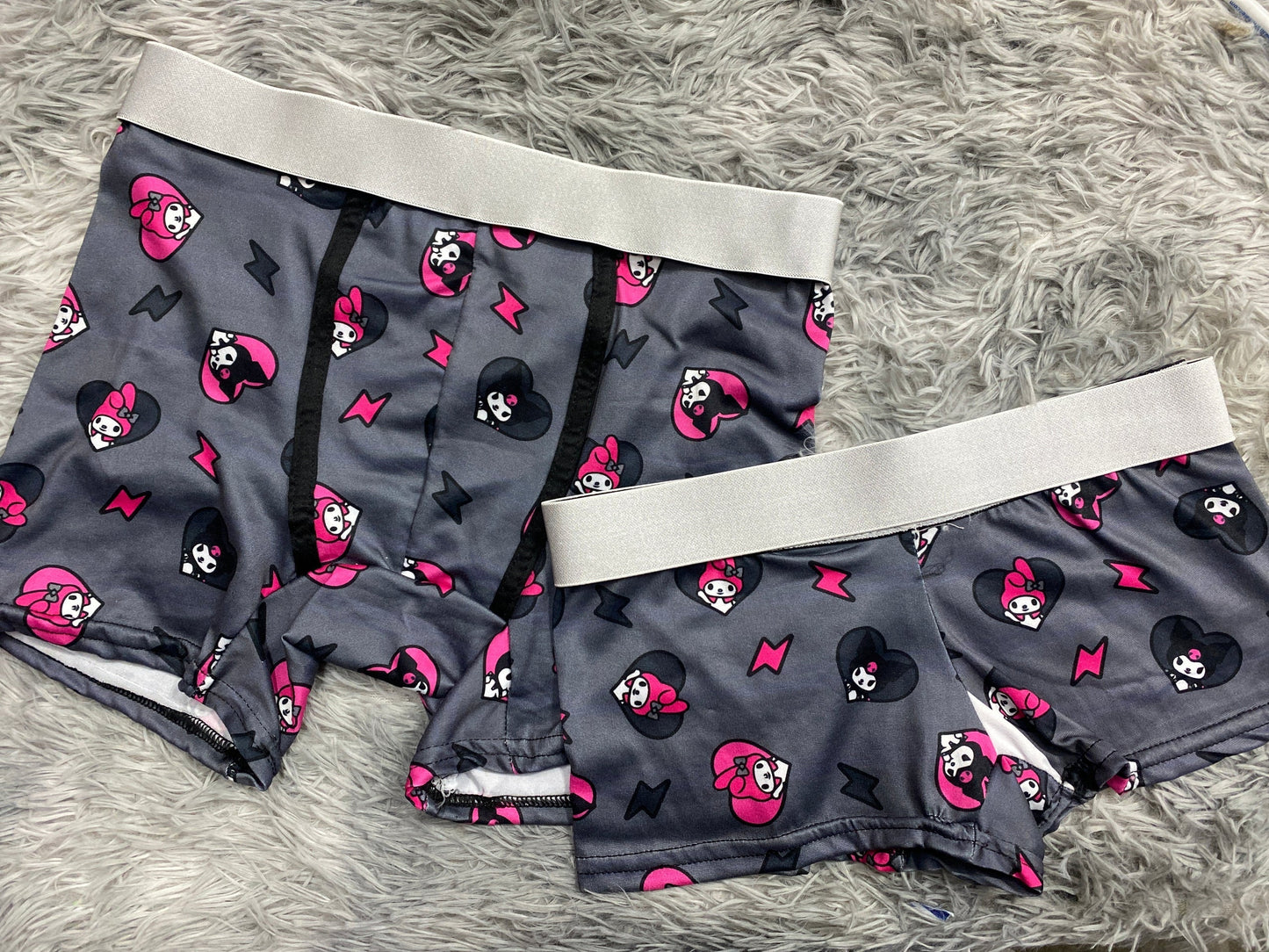 Kuromi And Melody Matching Boxers - Fundies