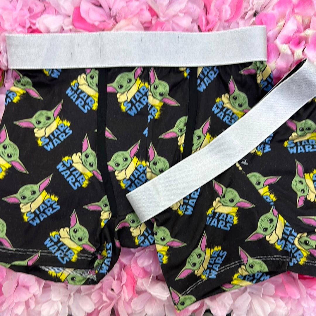 Baby yoda matching couples boxer underwear - Fundies