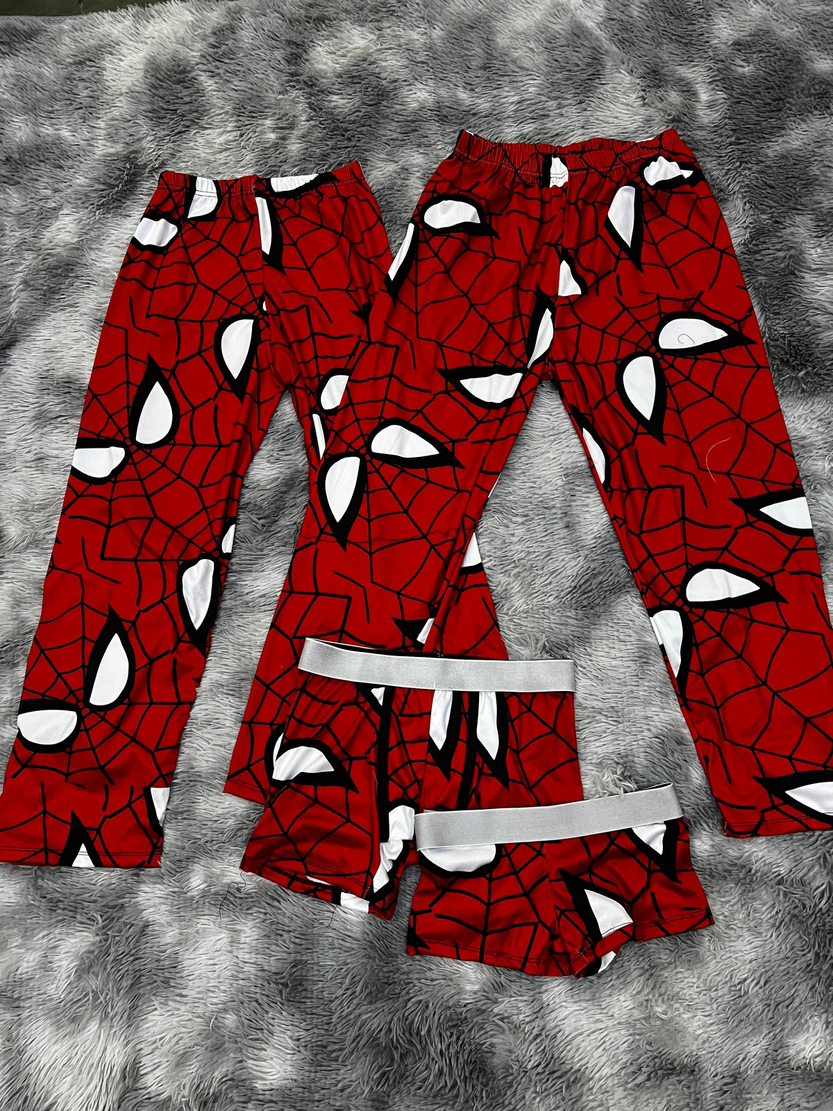 Spidey Faces Red 5 Piece PJ Set