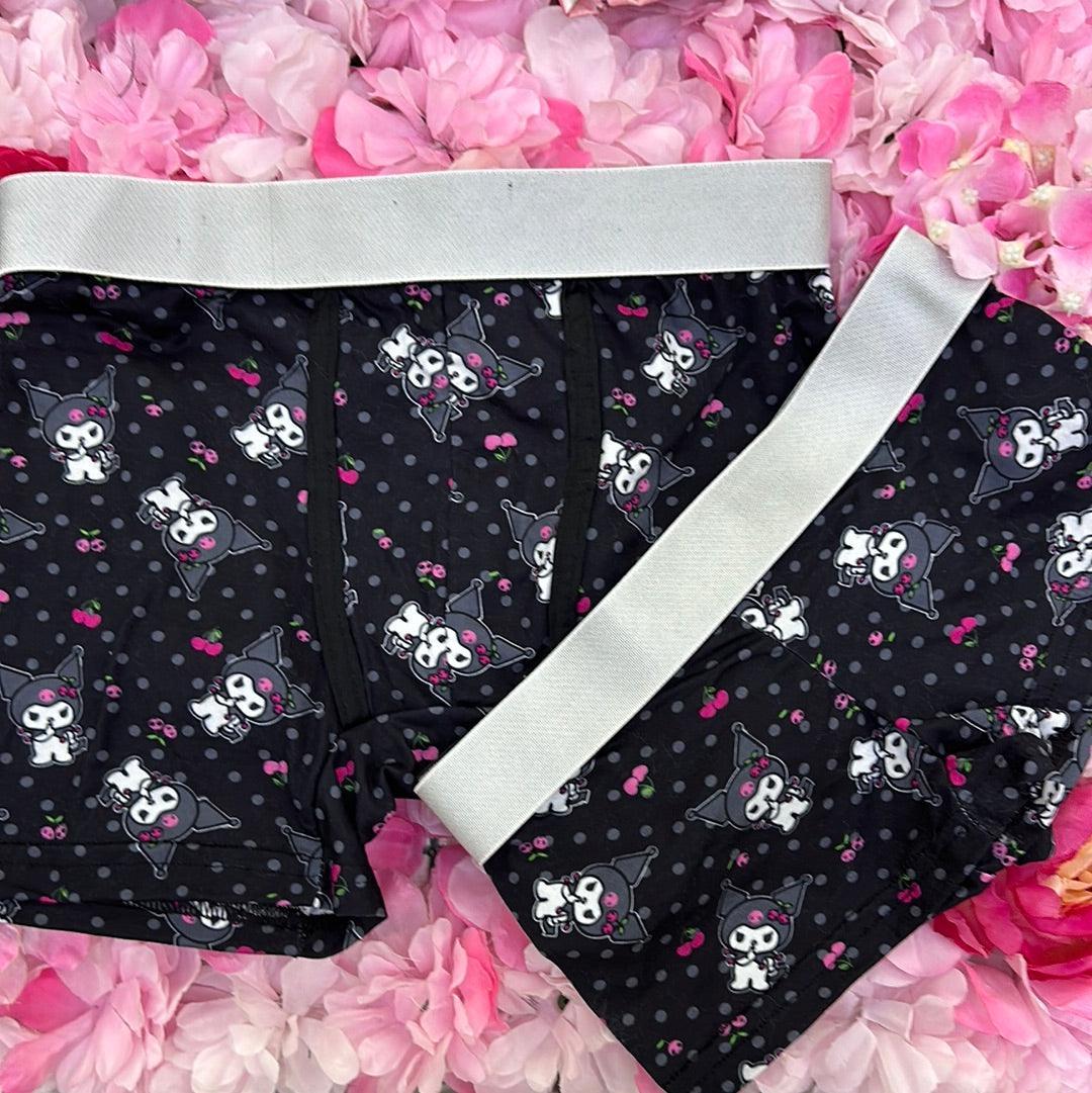 Kuromi Cherry Matching Boxers - Fundies