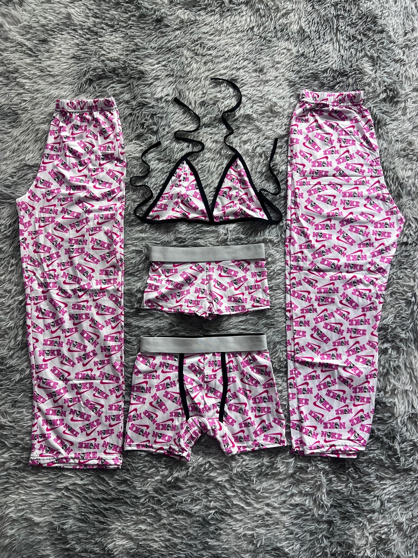 Hello Kitty Nike Pink 5 Piece PJ - Fundies