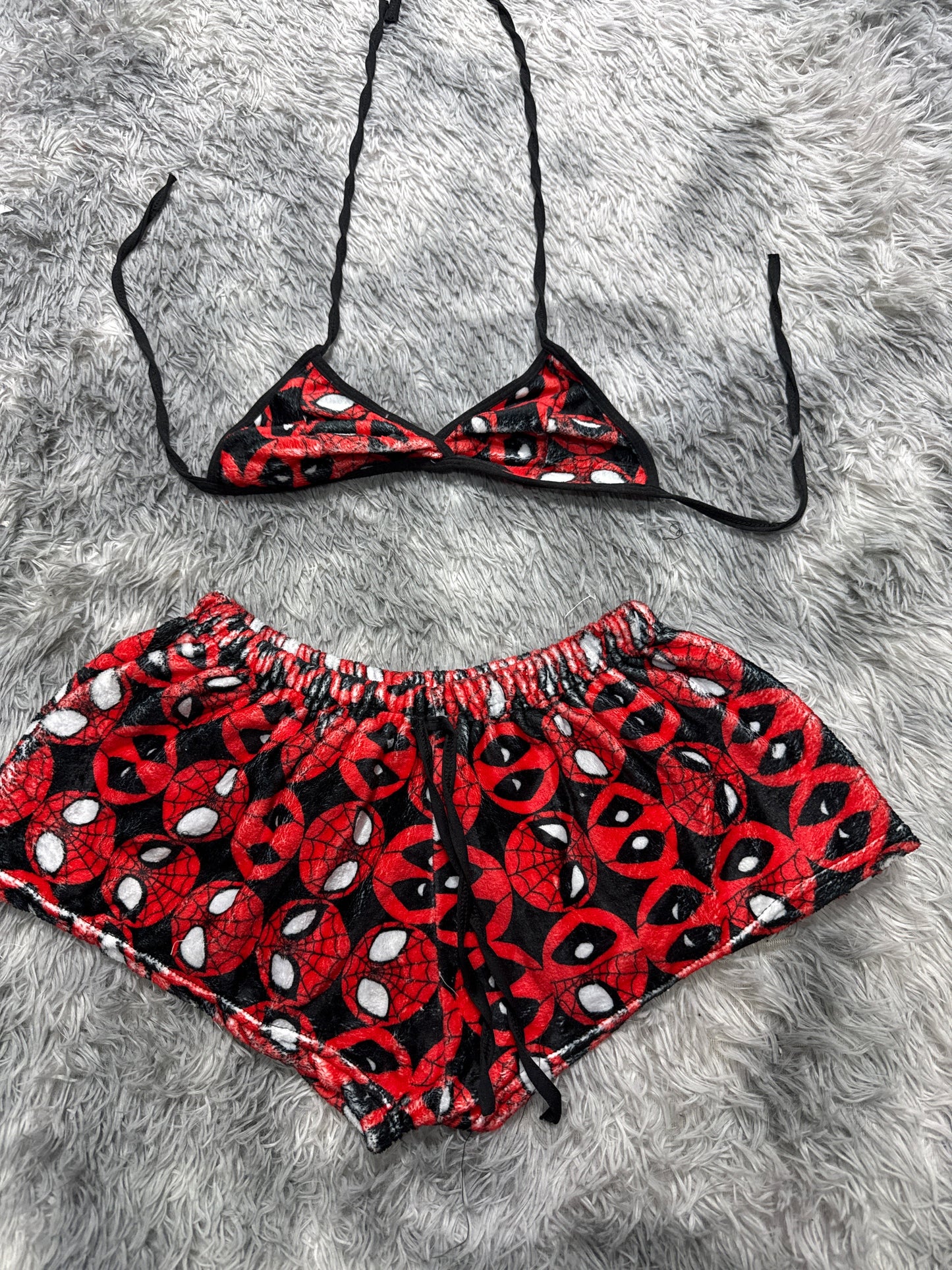 Spider-Man And Deadpool Matching Top & Short - Fundies