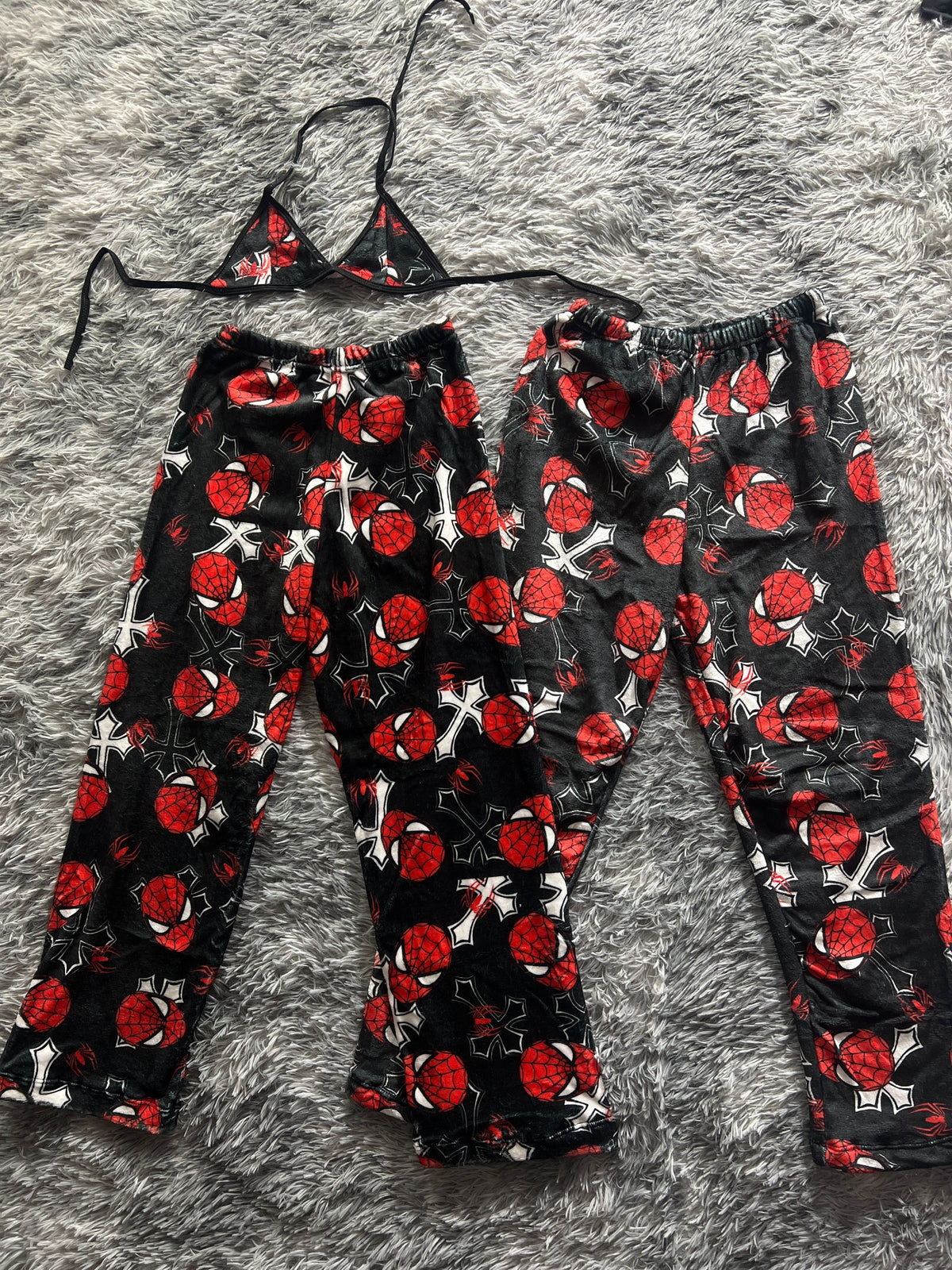 Spider-Man Crosses Matching Plushie PJs