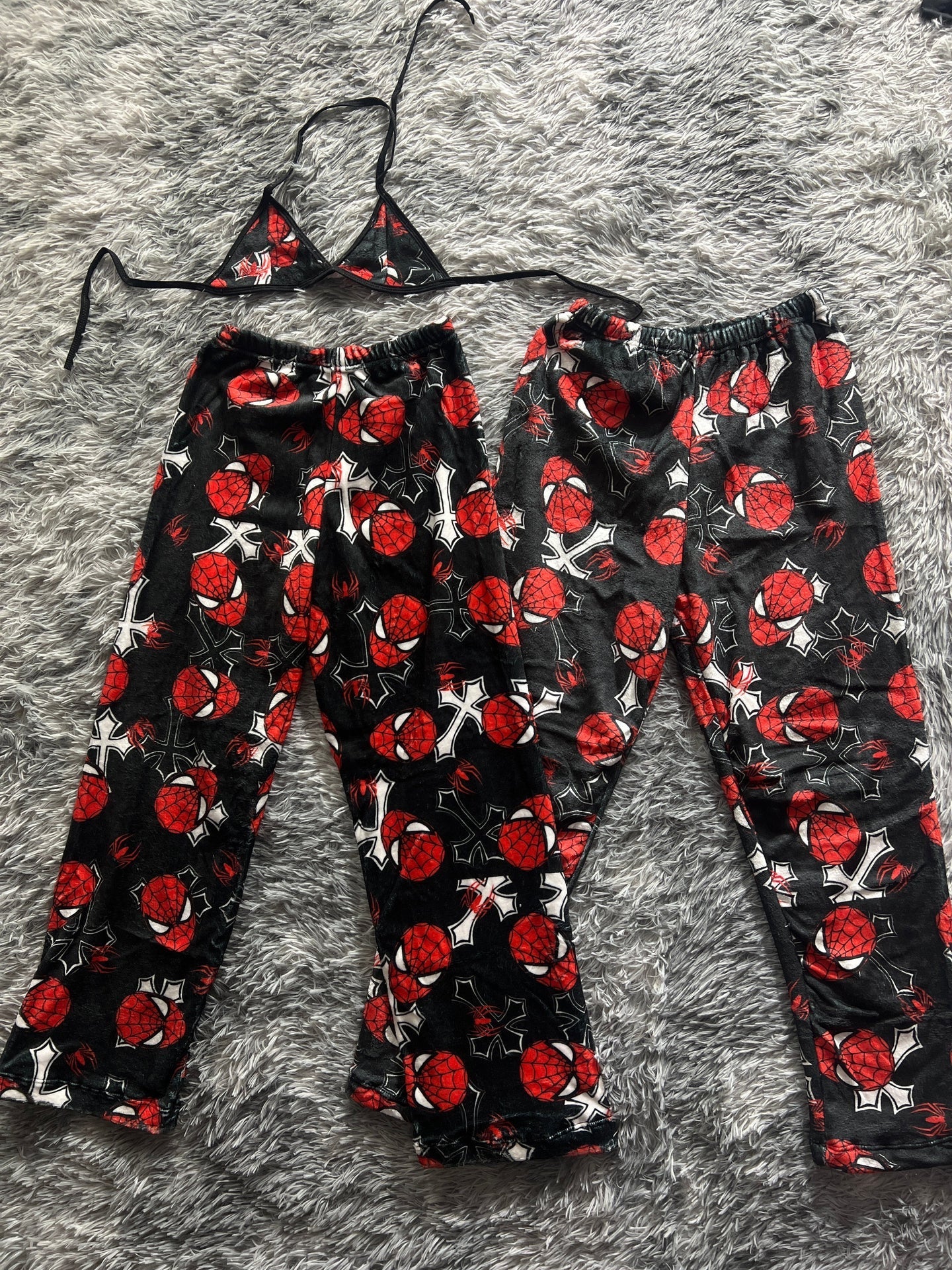 Spider-Man Crosses Matching Plushie PJs - Fundies