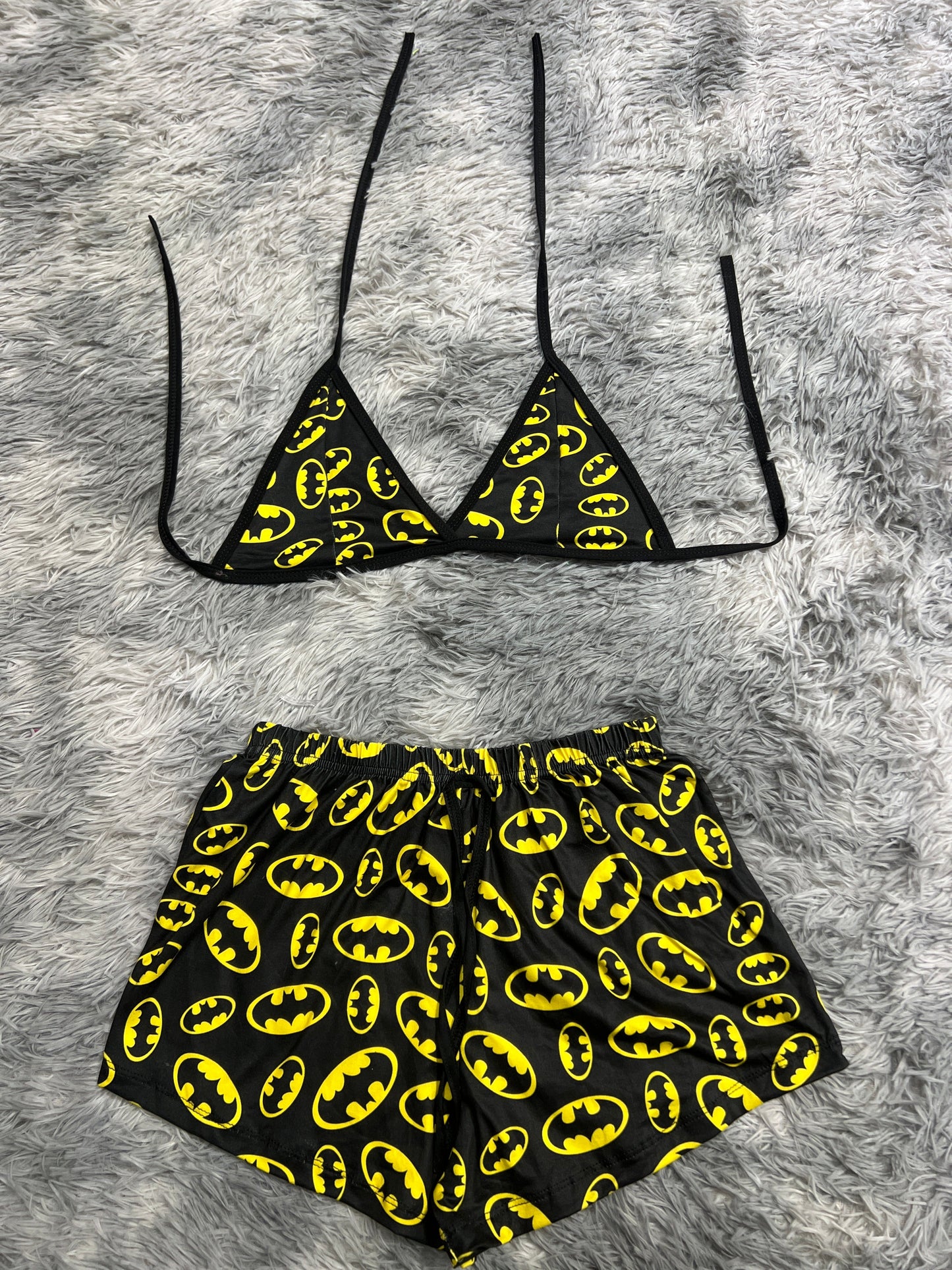 Batman Brush Matching Top & Short - Fundies