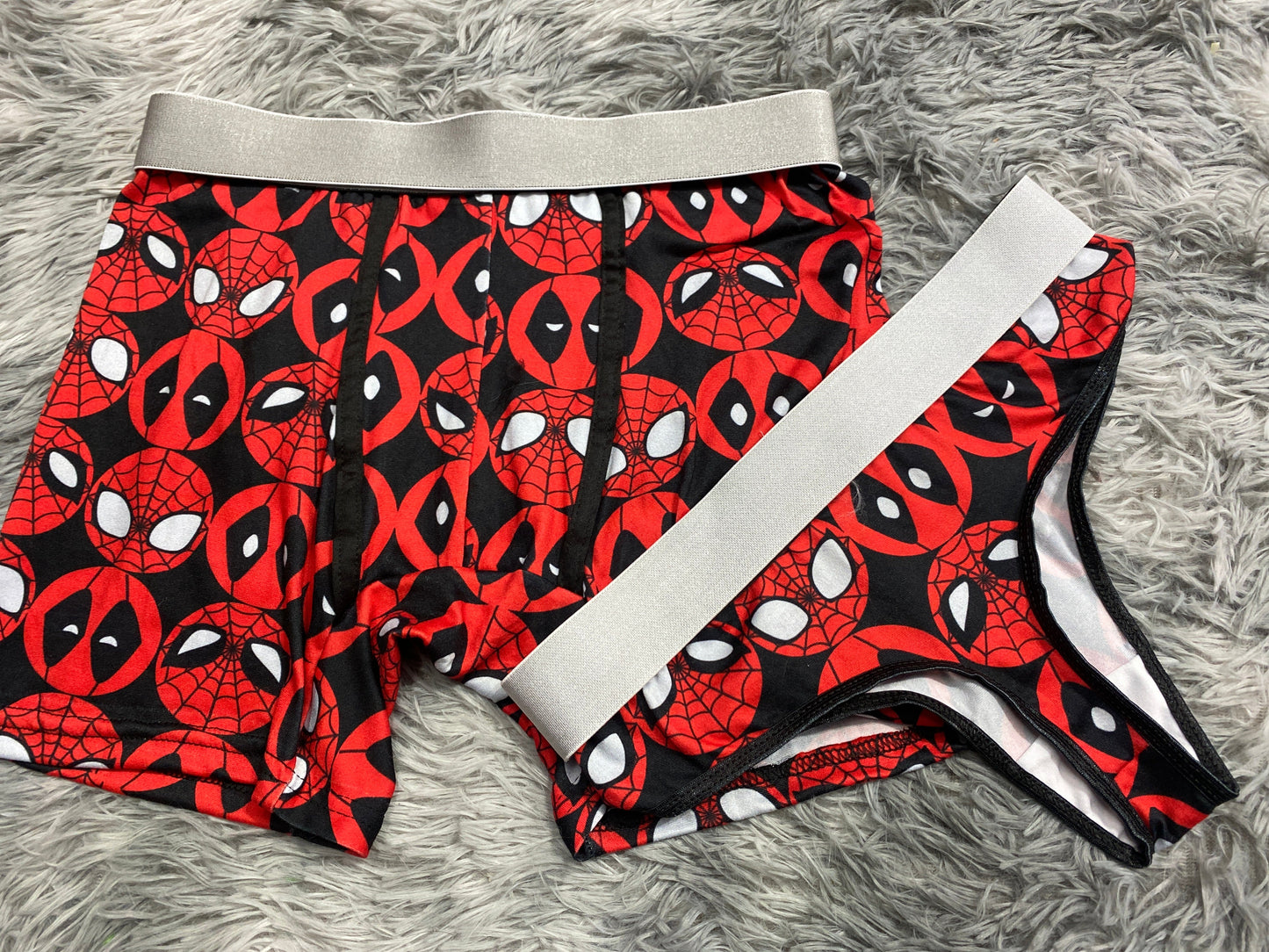 Spider-Man And Deadpool Duo One-size Thong - Fundies