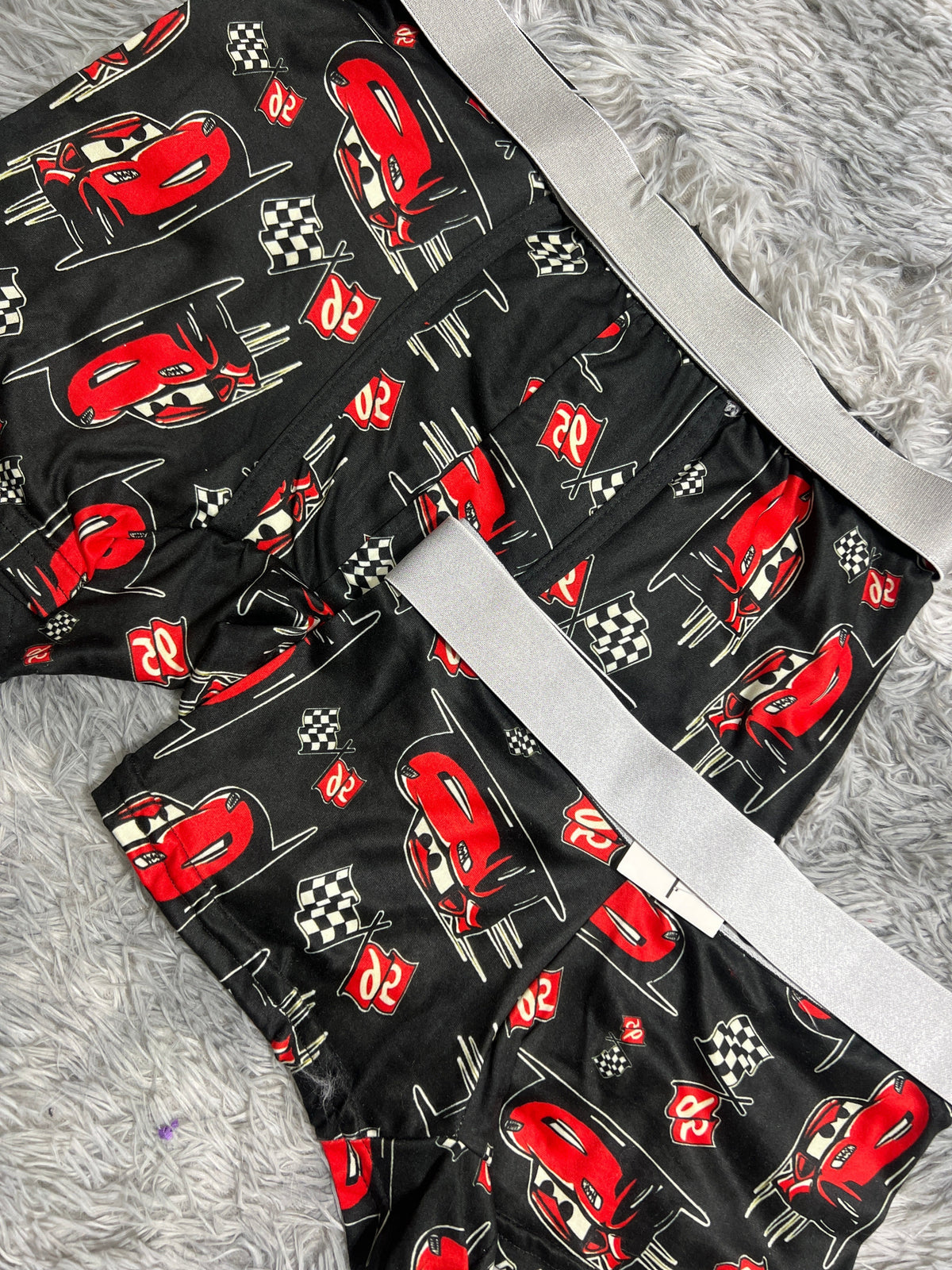 Cars Black Matching Boxers
