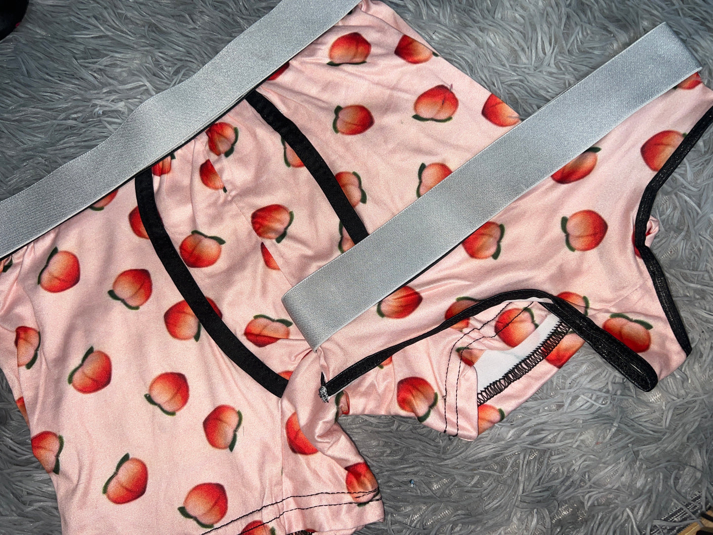 Peach Boxer One-size With Thong - Fundies