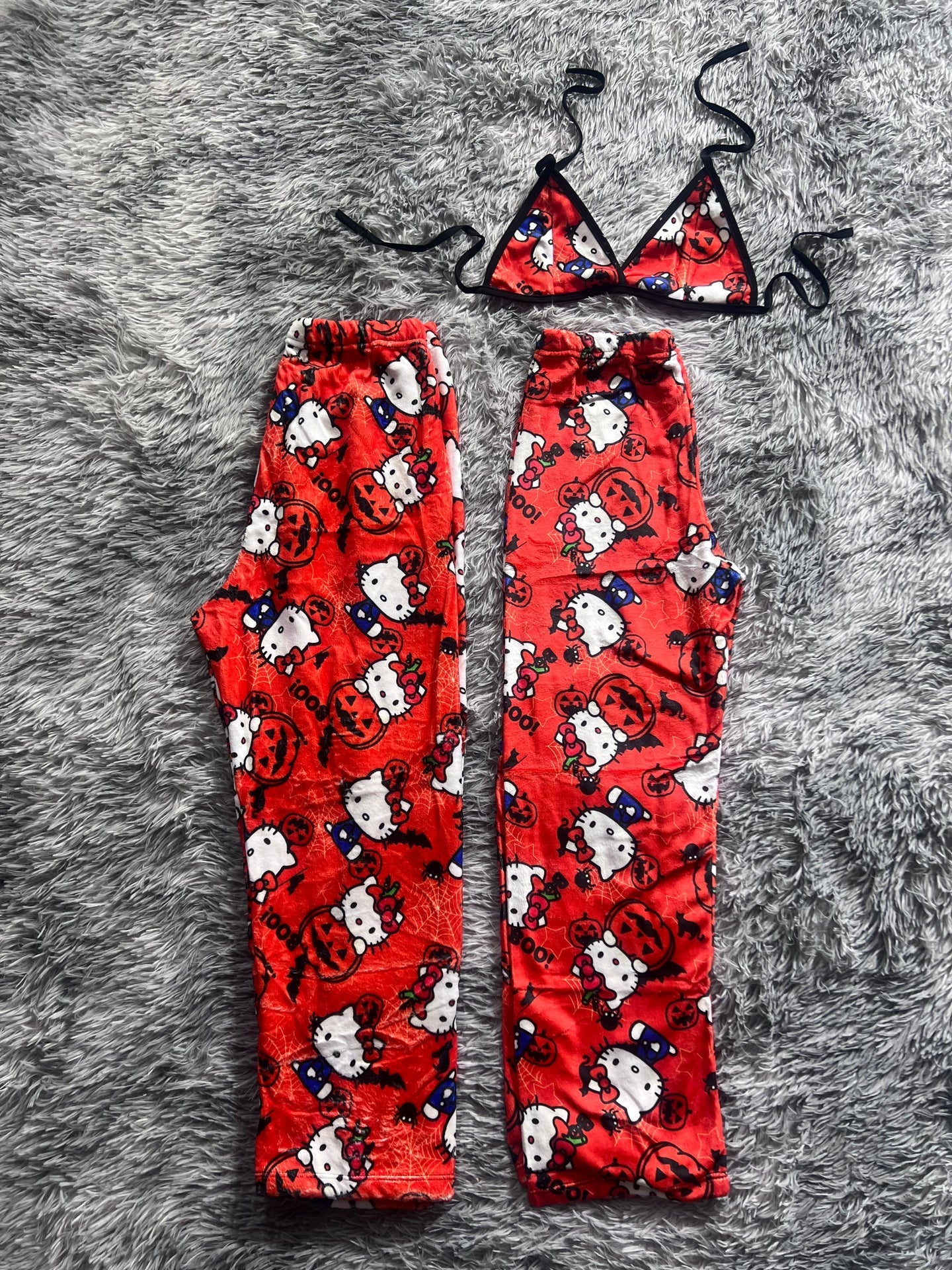 Hello Kitty Boo! Hallowen Matching Plushie PJs - Fundies