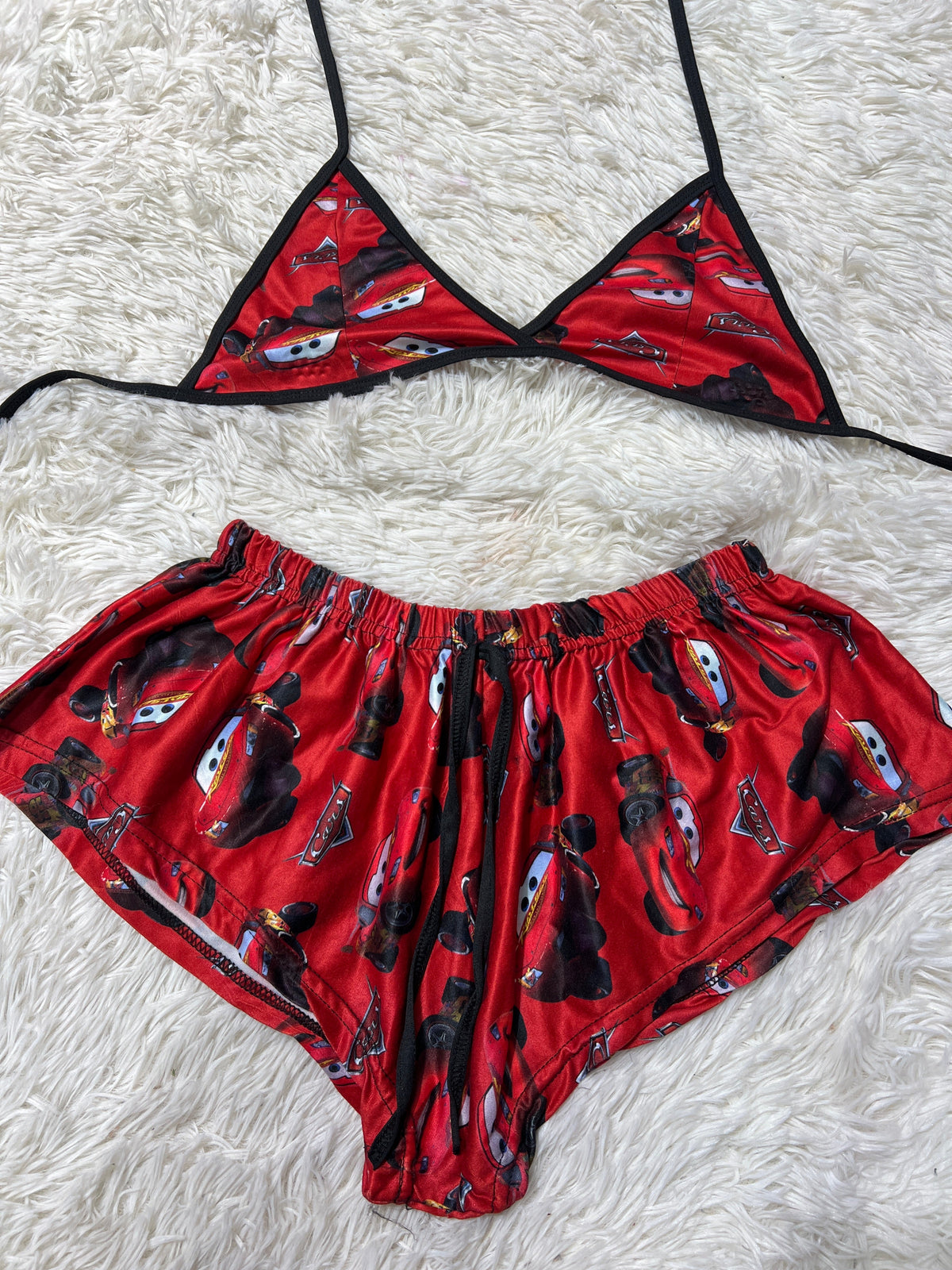 Cars Red Matching Top & Short