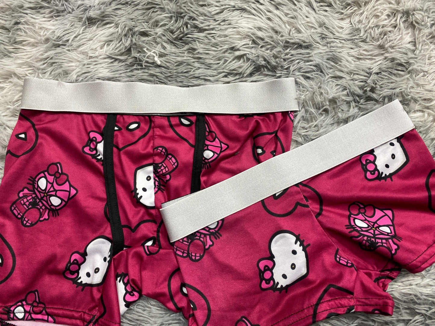 Kitty Spider-Man Heart Matching Boxers - Fundies