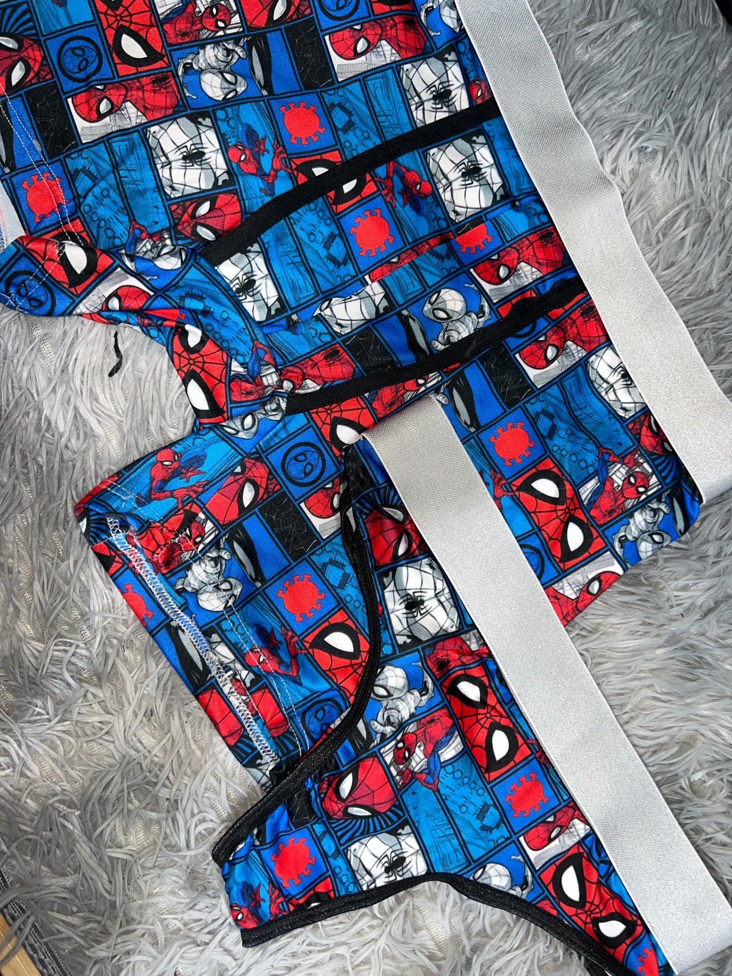 Spider-Man Blue Boxer One-size With Thong - Fundies