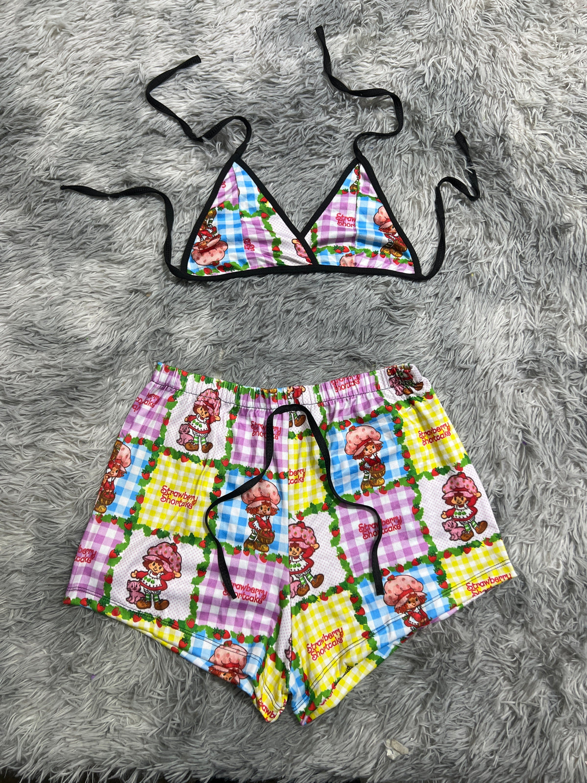Rosita Strawberry Colorful Matching Top & Short