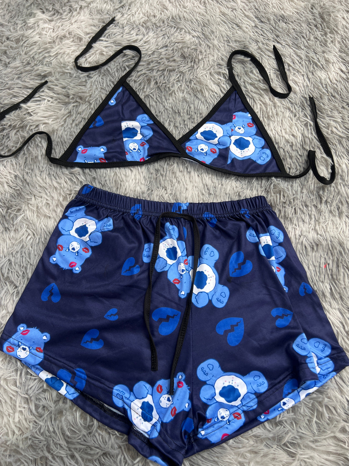 Care Bears Navy Matching Top & Short