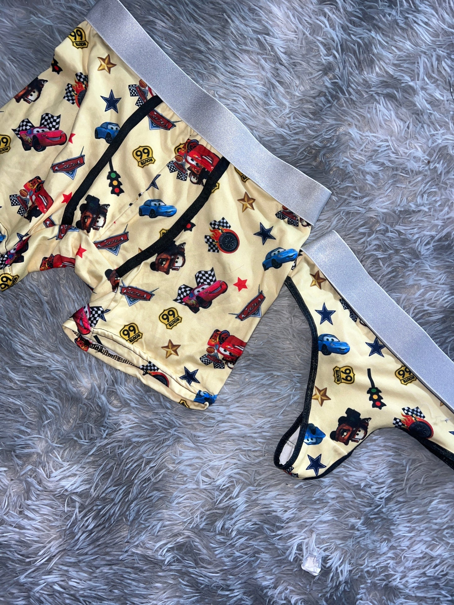 Cars yellow Print matching underwear For Couples Night ๐๐ ๐