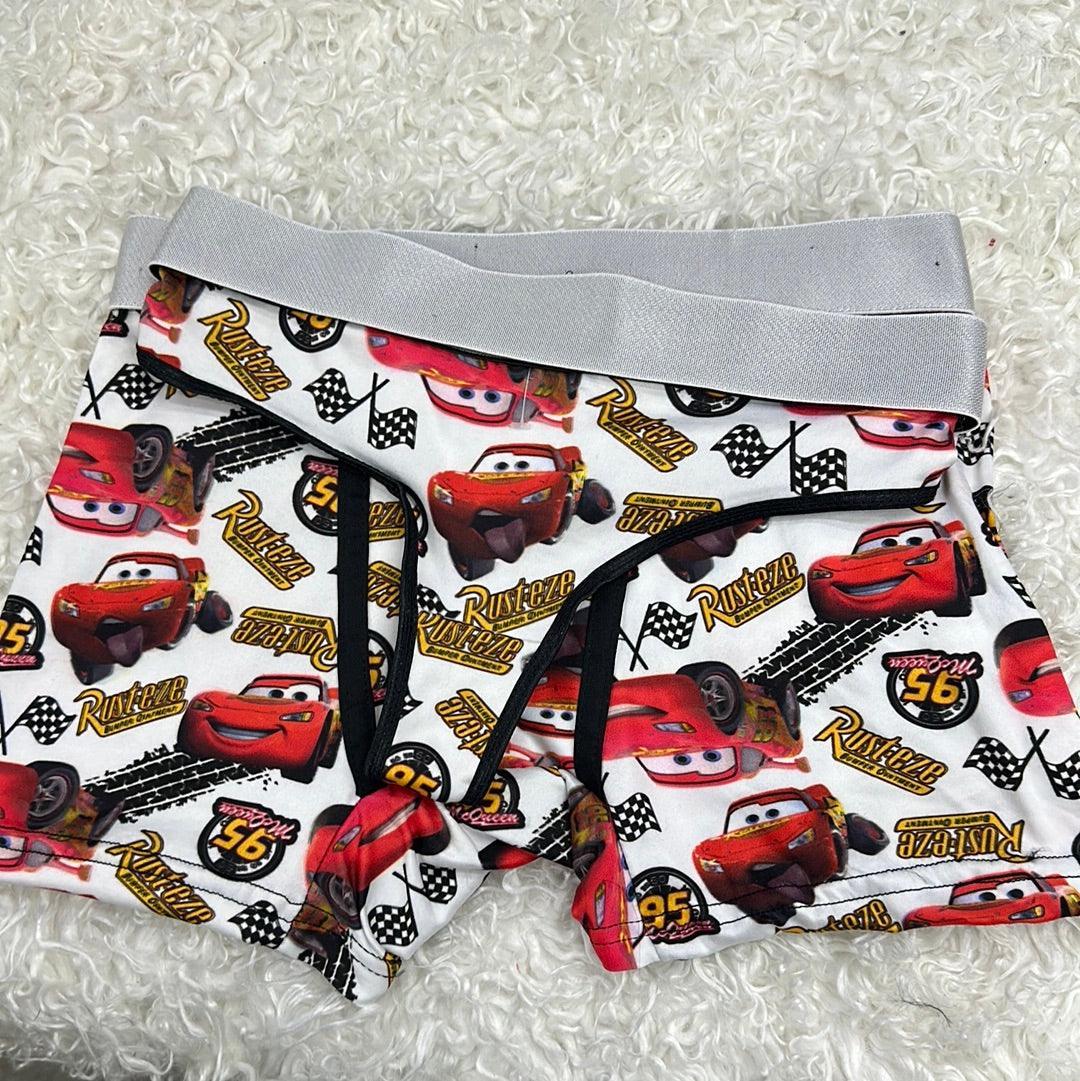 Cars McQueen White Duo With Thong - Fundies