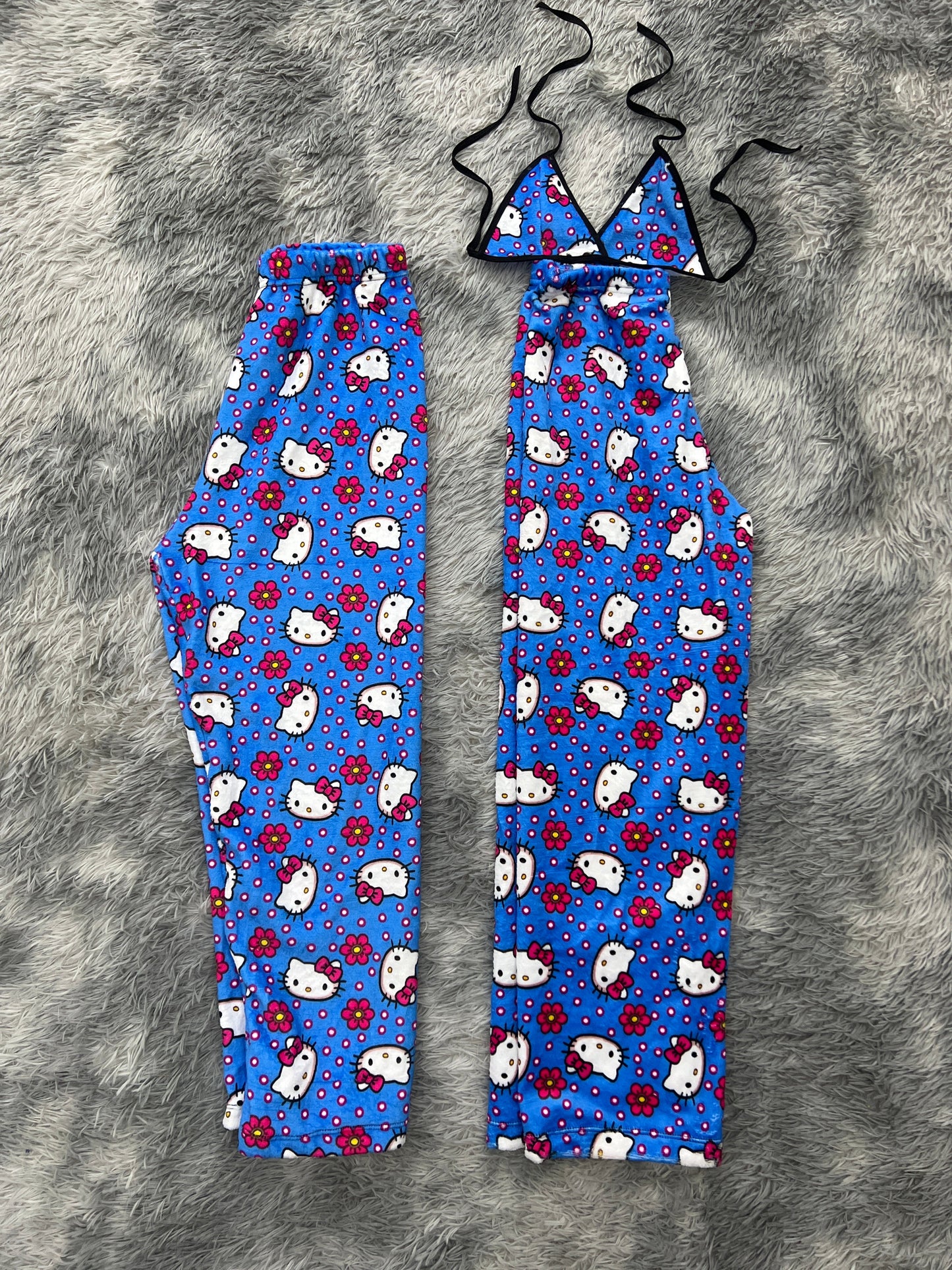 Hello Kitty Little Dots Matching Plushie PJs - Fundies