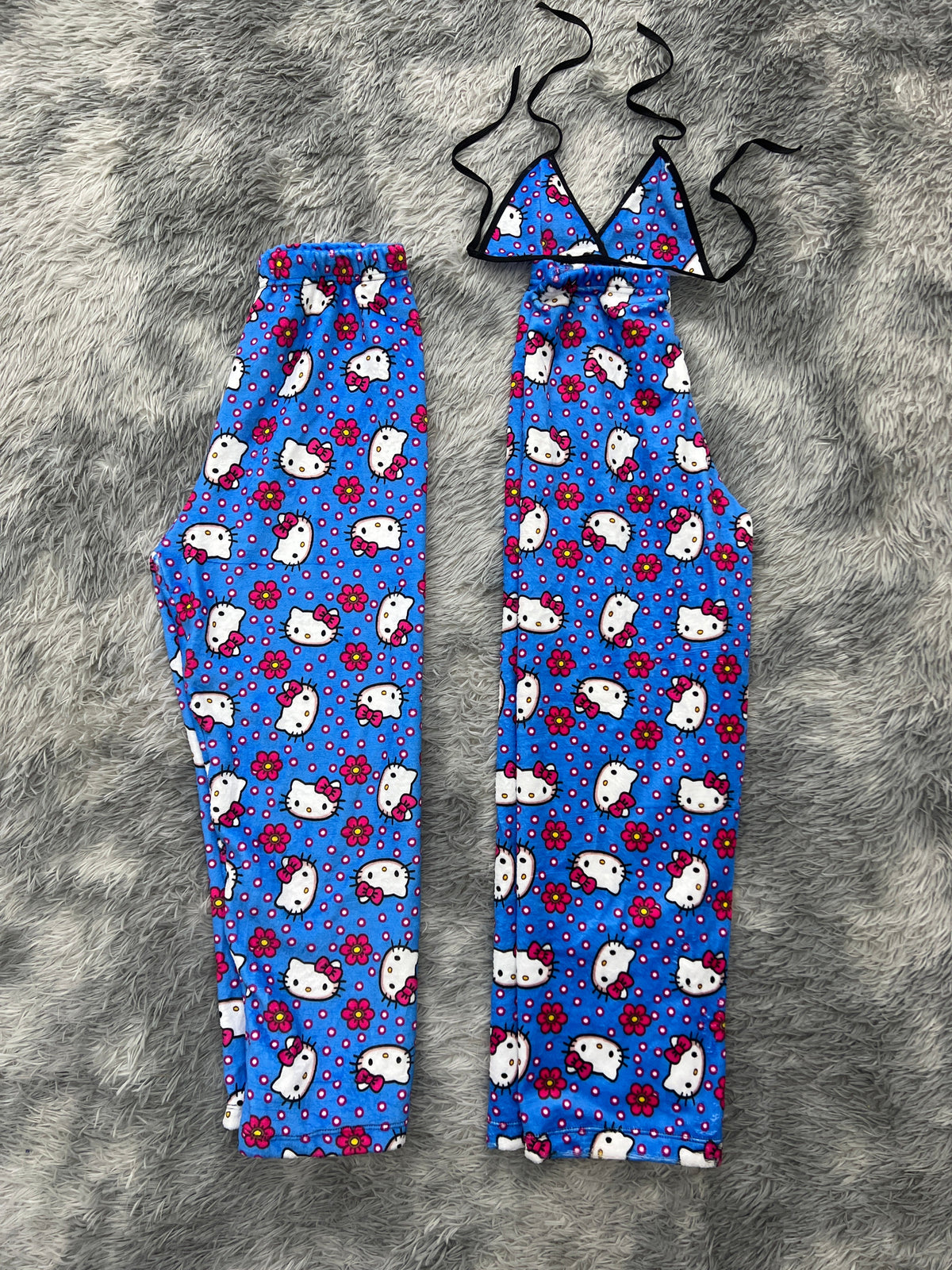 Hello Kitty Dots Matching Plushie PJs