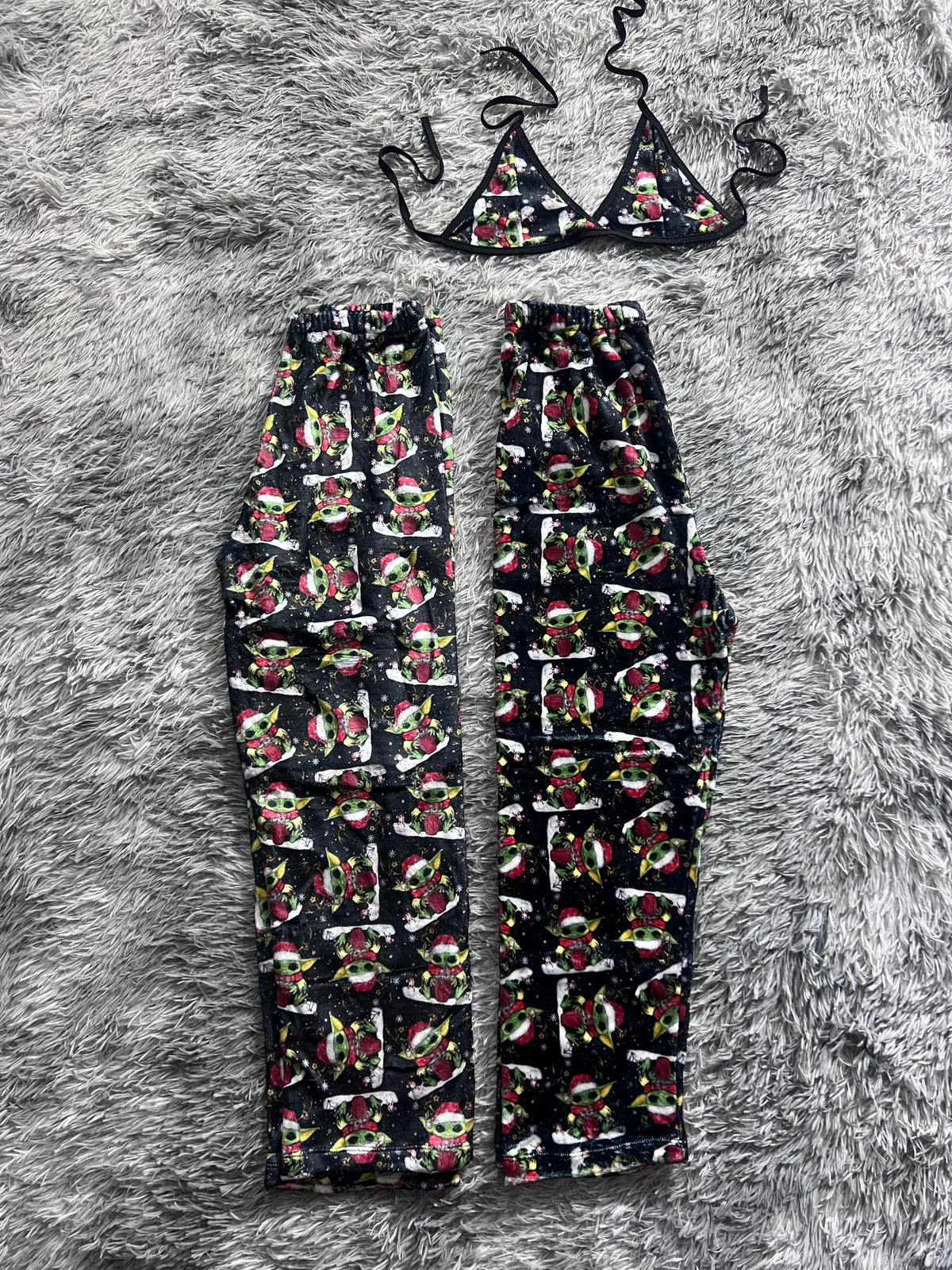 Baby Yoda Invierno Matching Plushie PJs