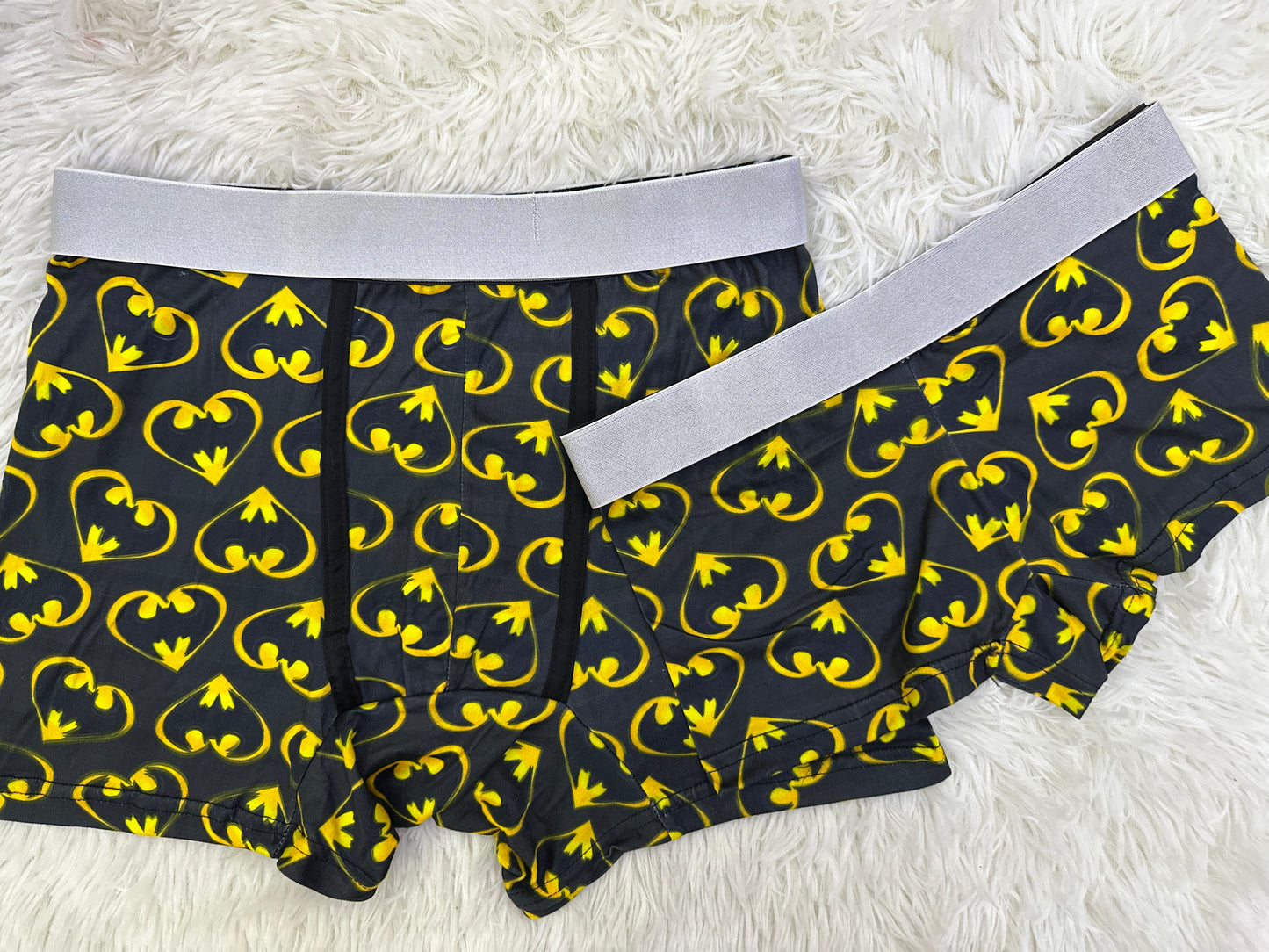 Batman hearts couples boxer underwear XL