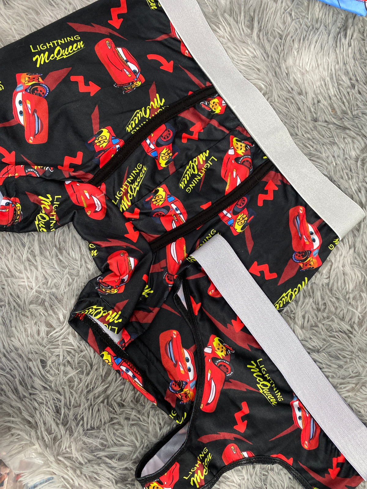 McQueen Letters Yellow Duo With Thong
