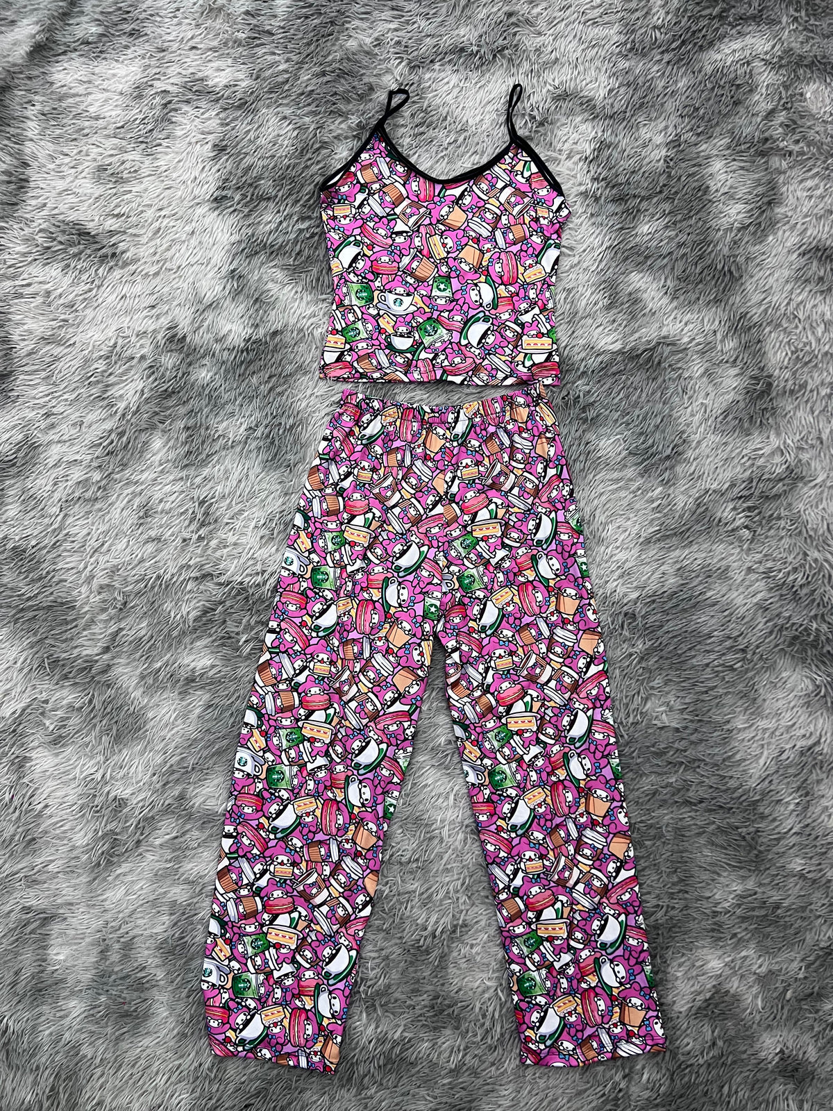 My Melody With Comida Women's Pajama Set