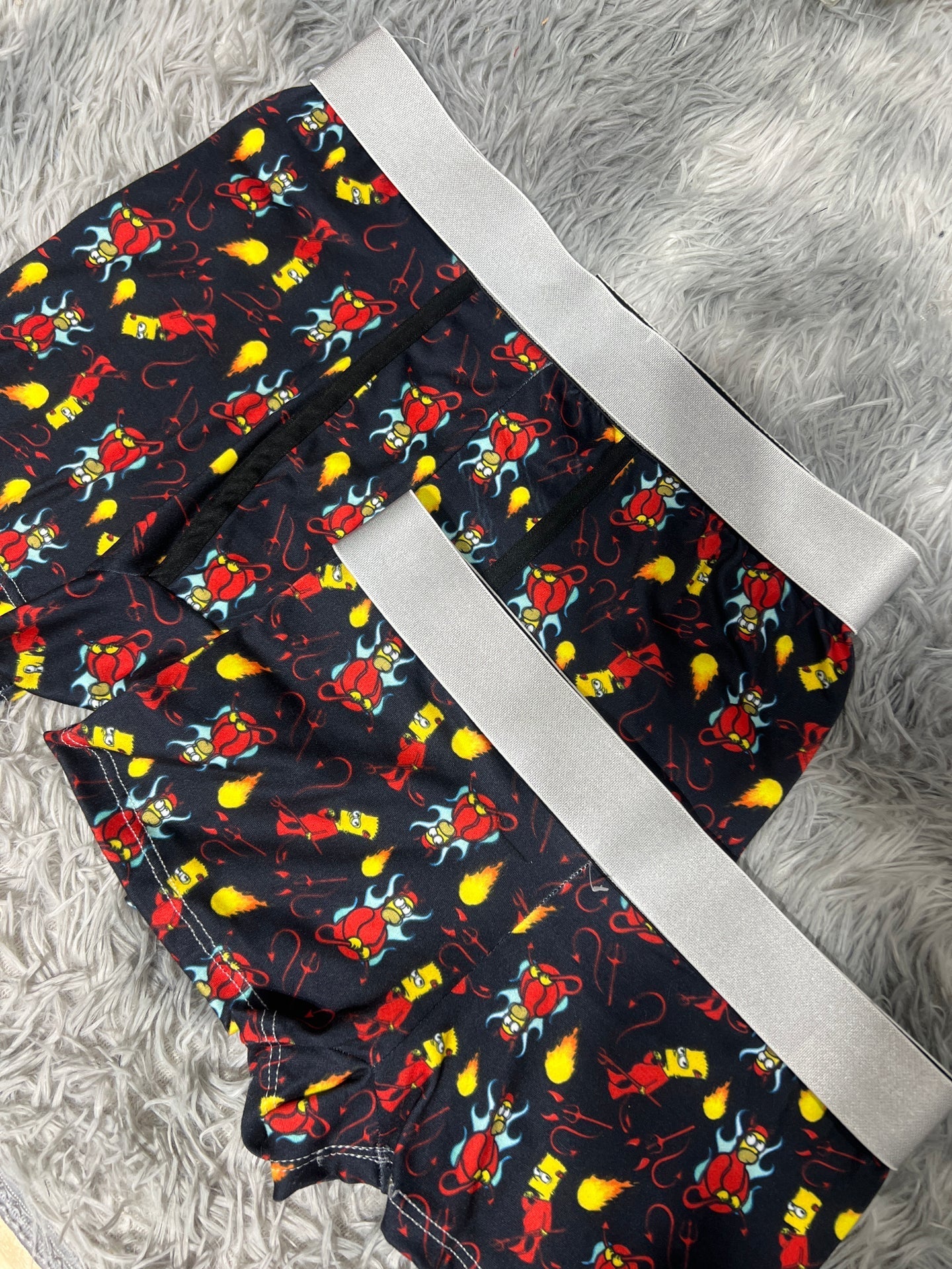 Bart And Homer Little Devils Matching Boxers - Fundies