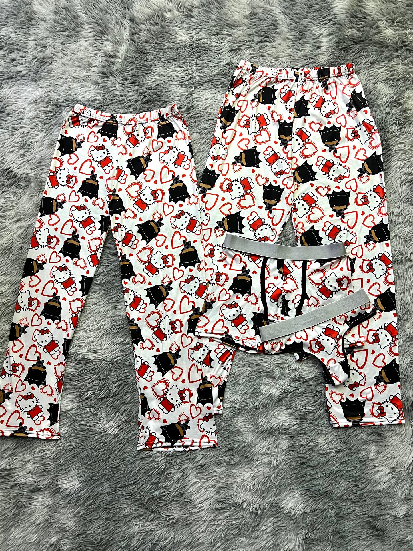 Kitty Batman Print 5 piece pajama set ๐บ๐