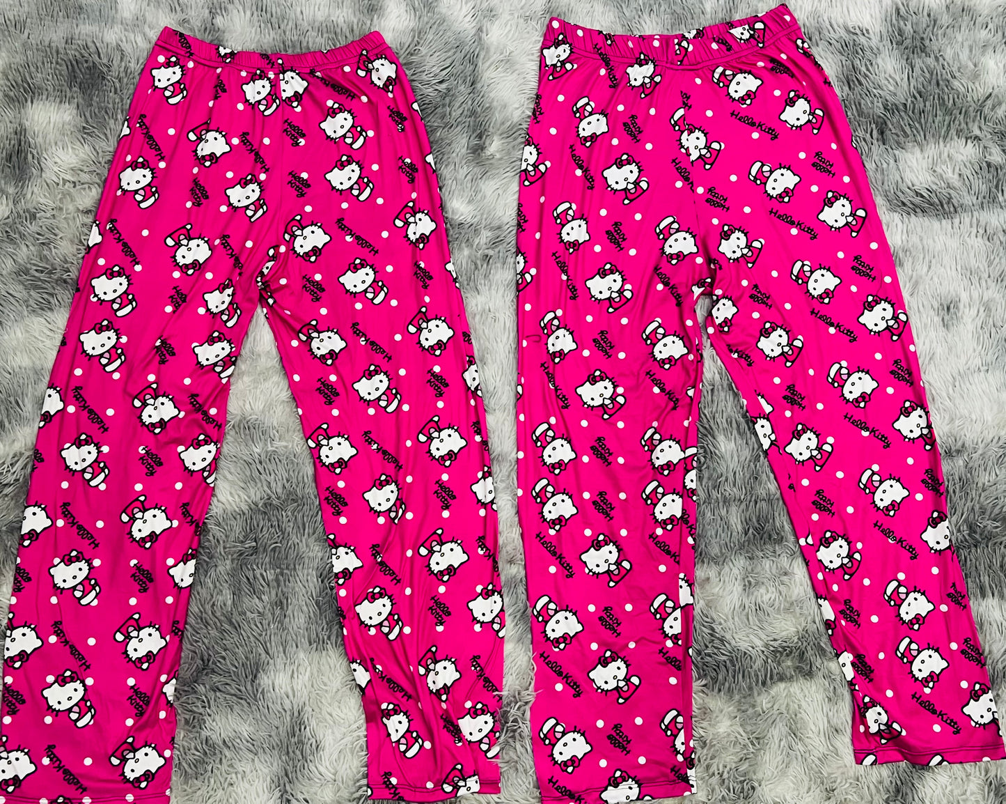 Hello Kitty plush pajama duo