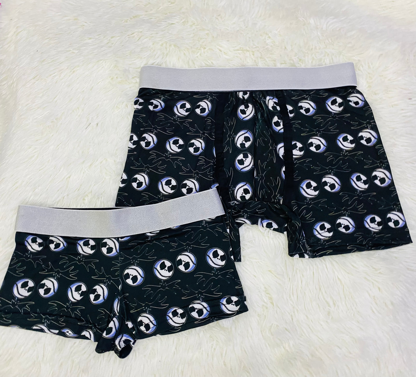 Jack matching couples boxer underwear halloween