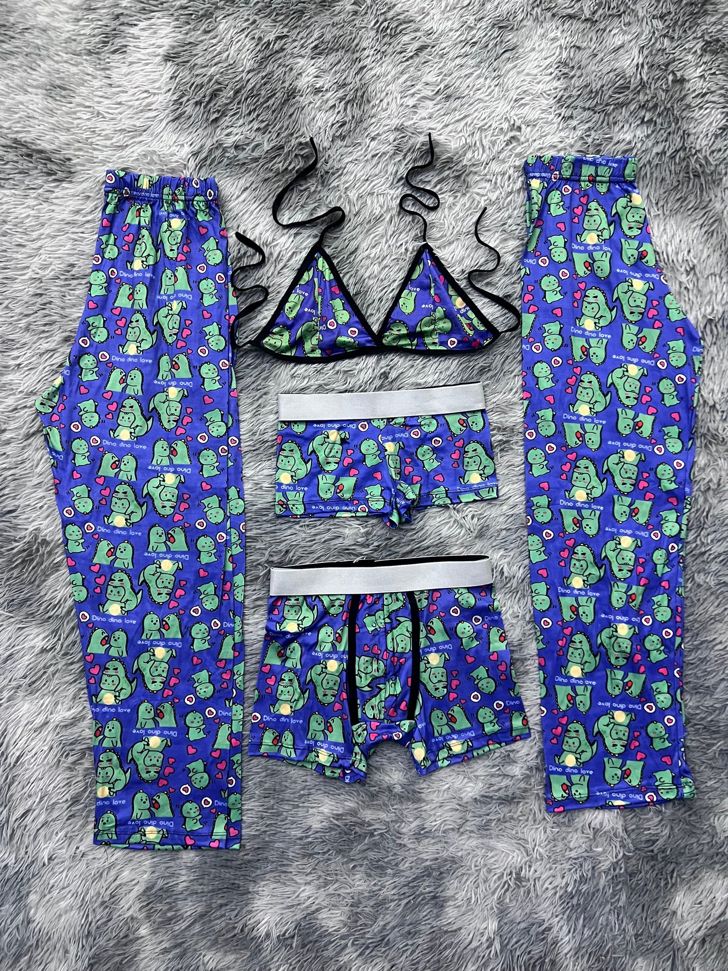 Dinos Love 5 Piece PJ - Fundies