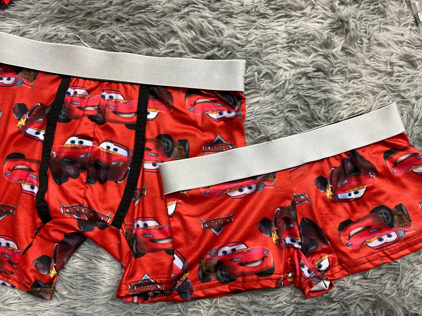 Lightning McQueen Matching Boxers - Fundies