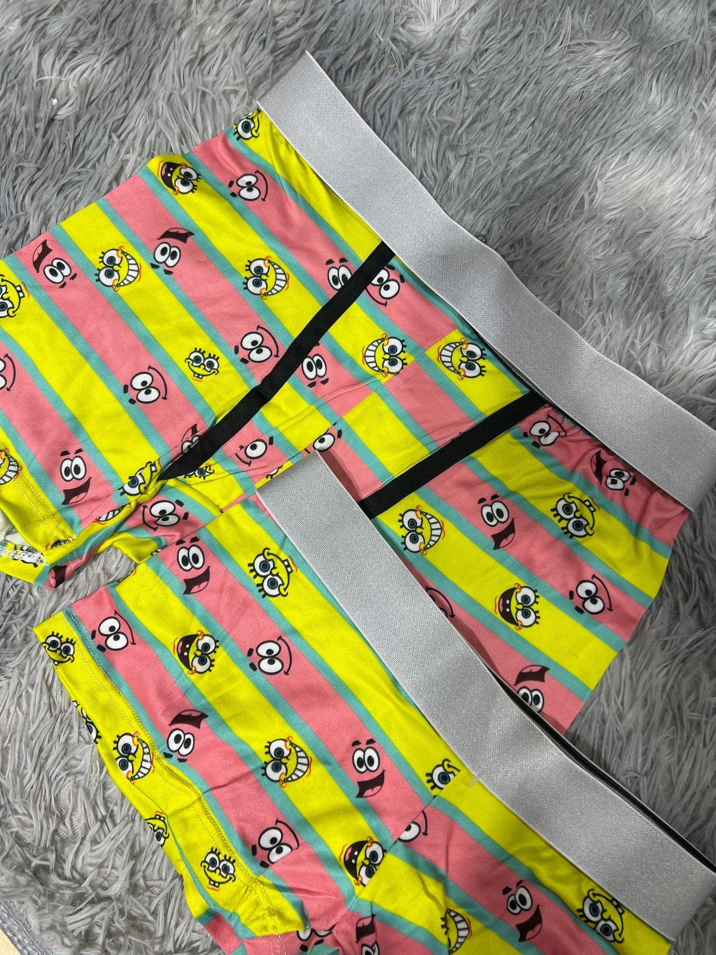 SpongeBob And Patrick Stripes Matching Boxers - Fundies