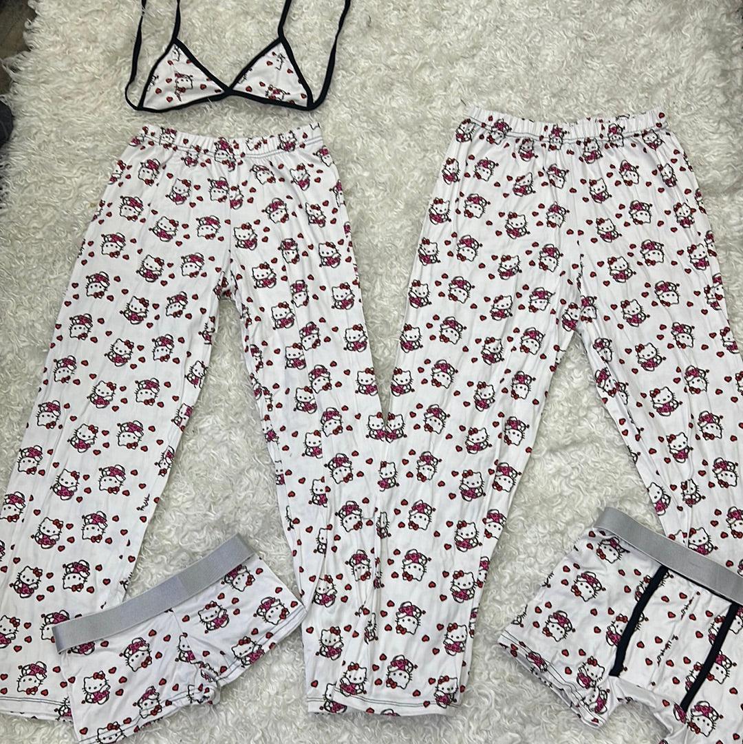 Kitty White 5 Piece PJ Set