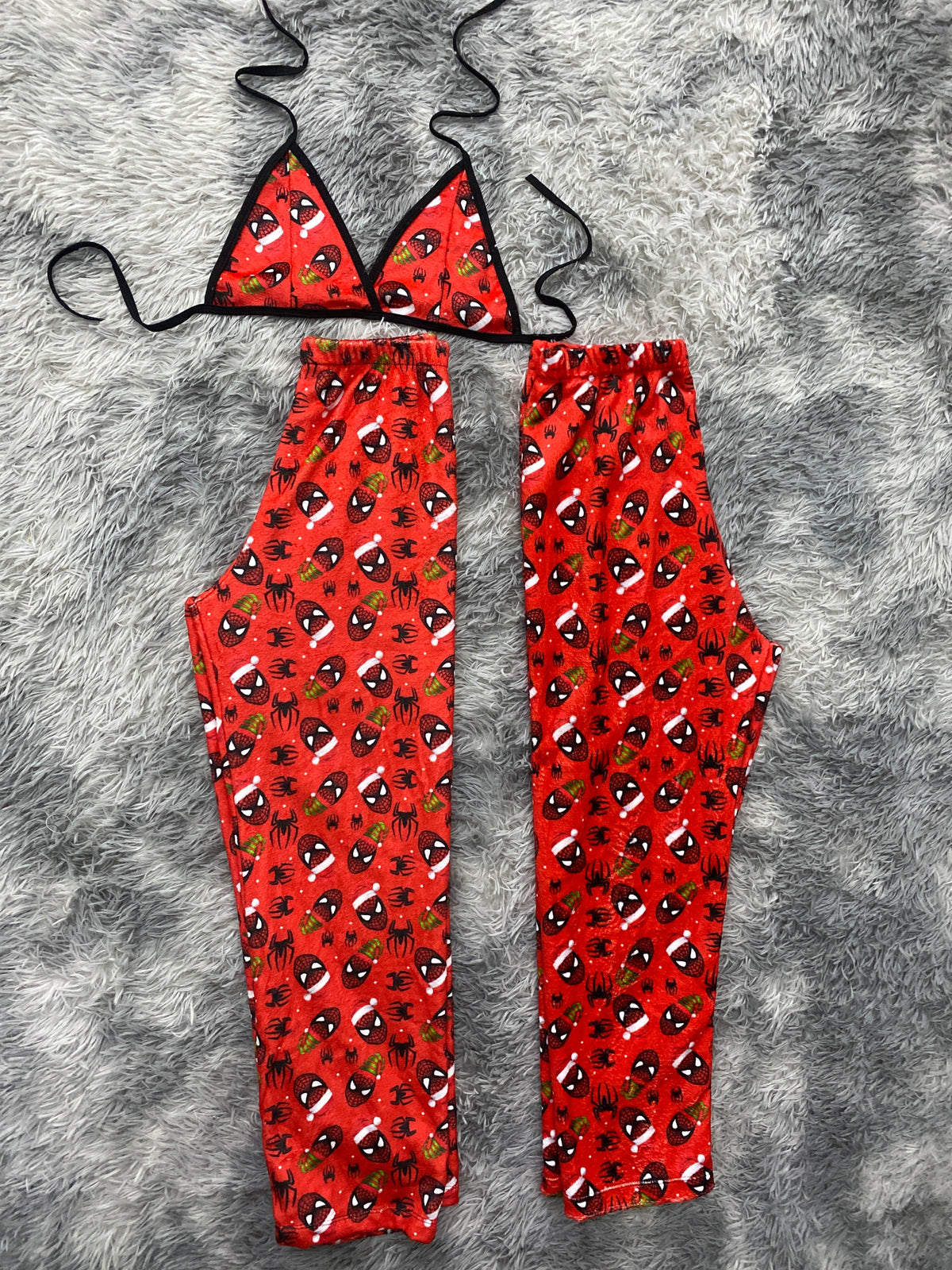 Spidey Christmas Matching Plushie PJs