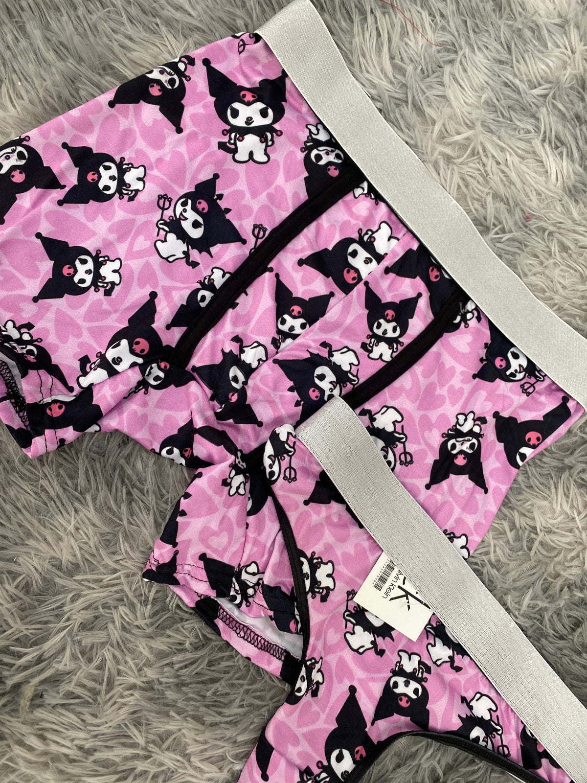 Kuromy Hearts Lilac Background Duo With Thong