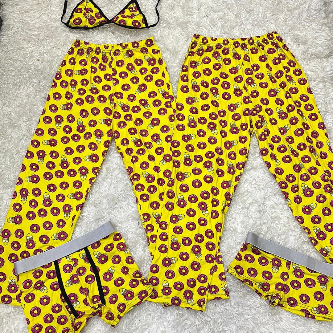 Donuts Of Homer 5 Piece PJ - Fundies