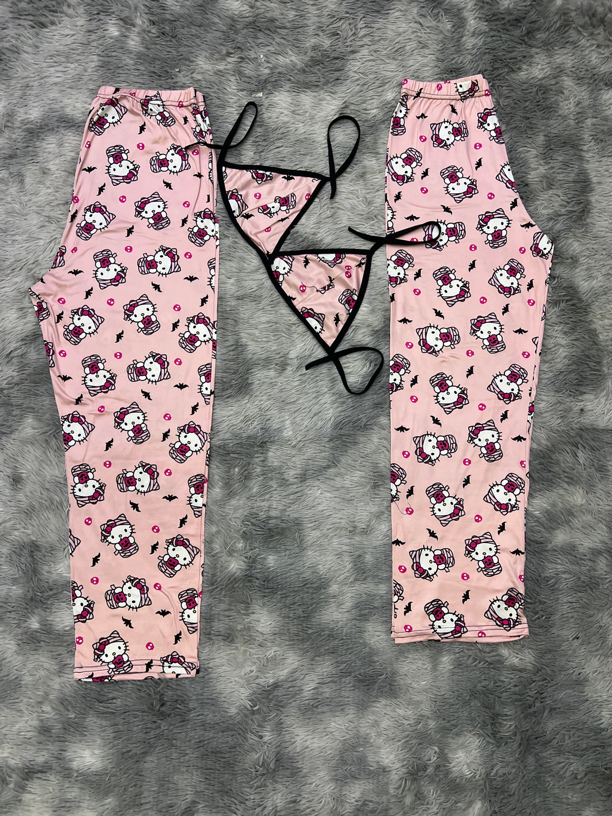 Kitty Mummy Matching Plush PJs