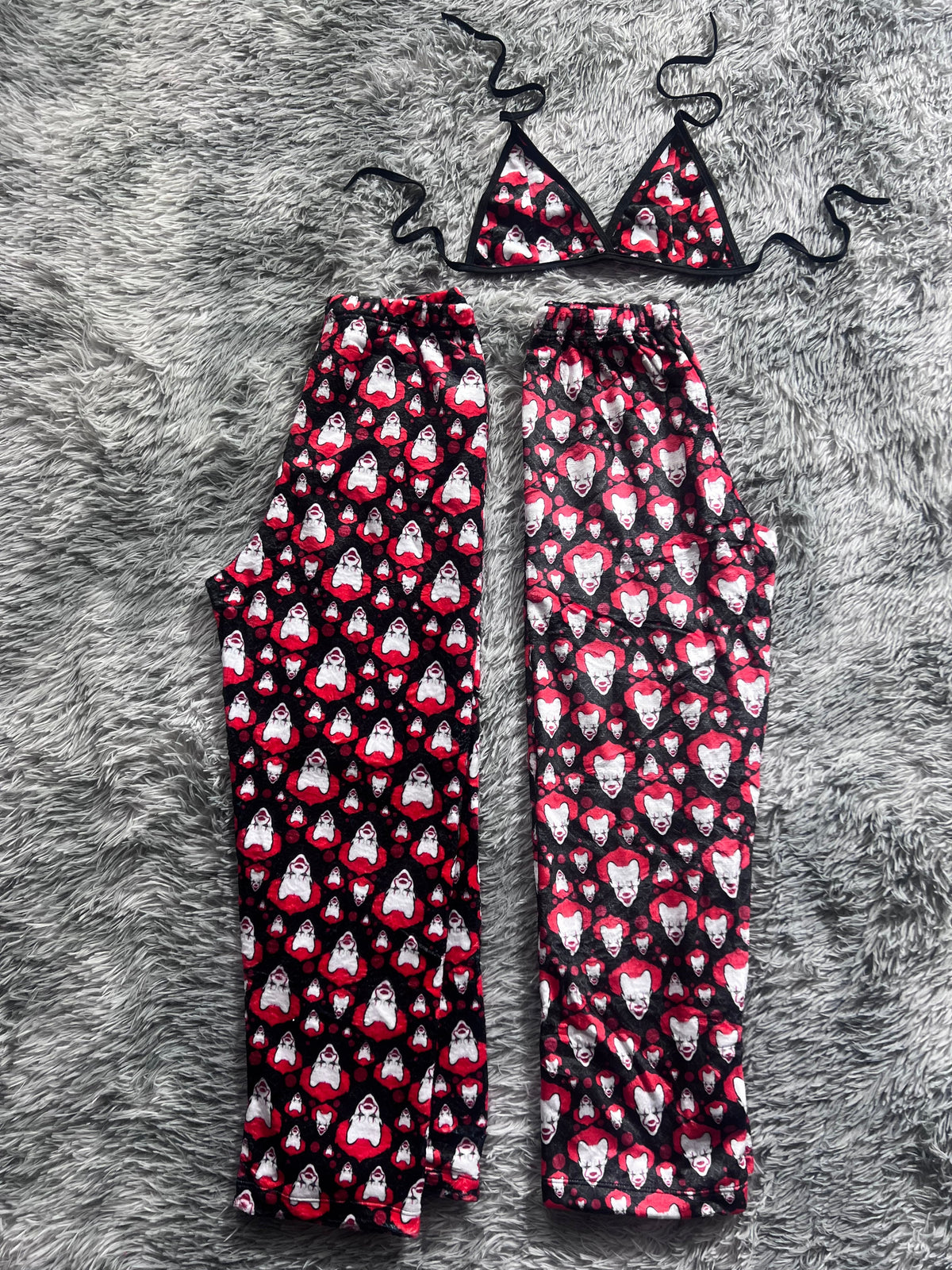 It Face Hallowen Matching Plushie PJs