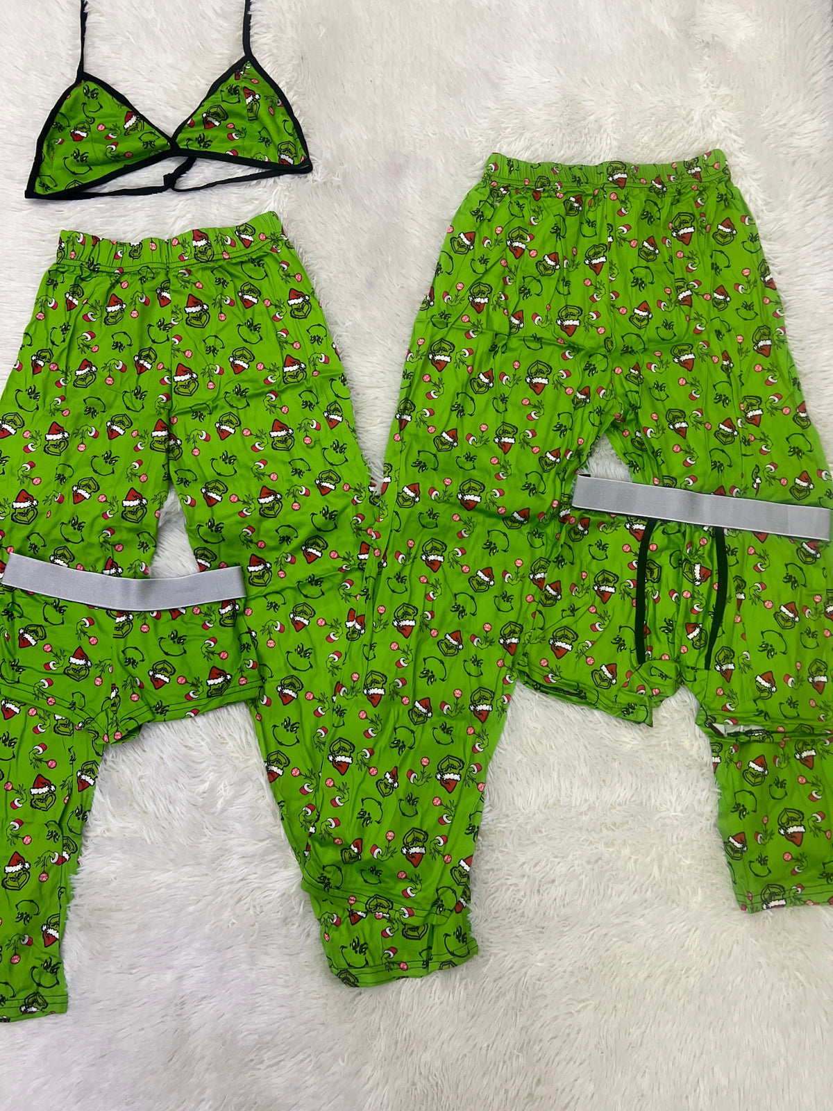 Grinch Green Christmas 5 Piece PJ Set