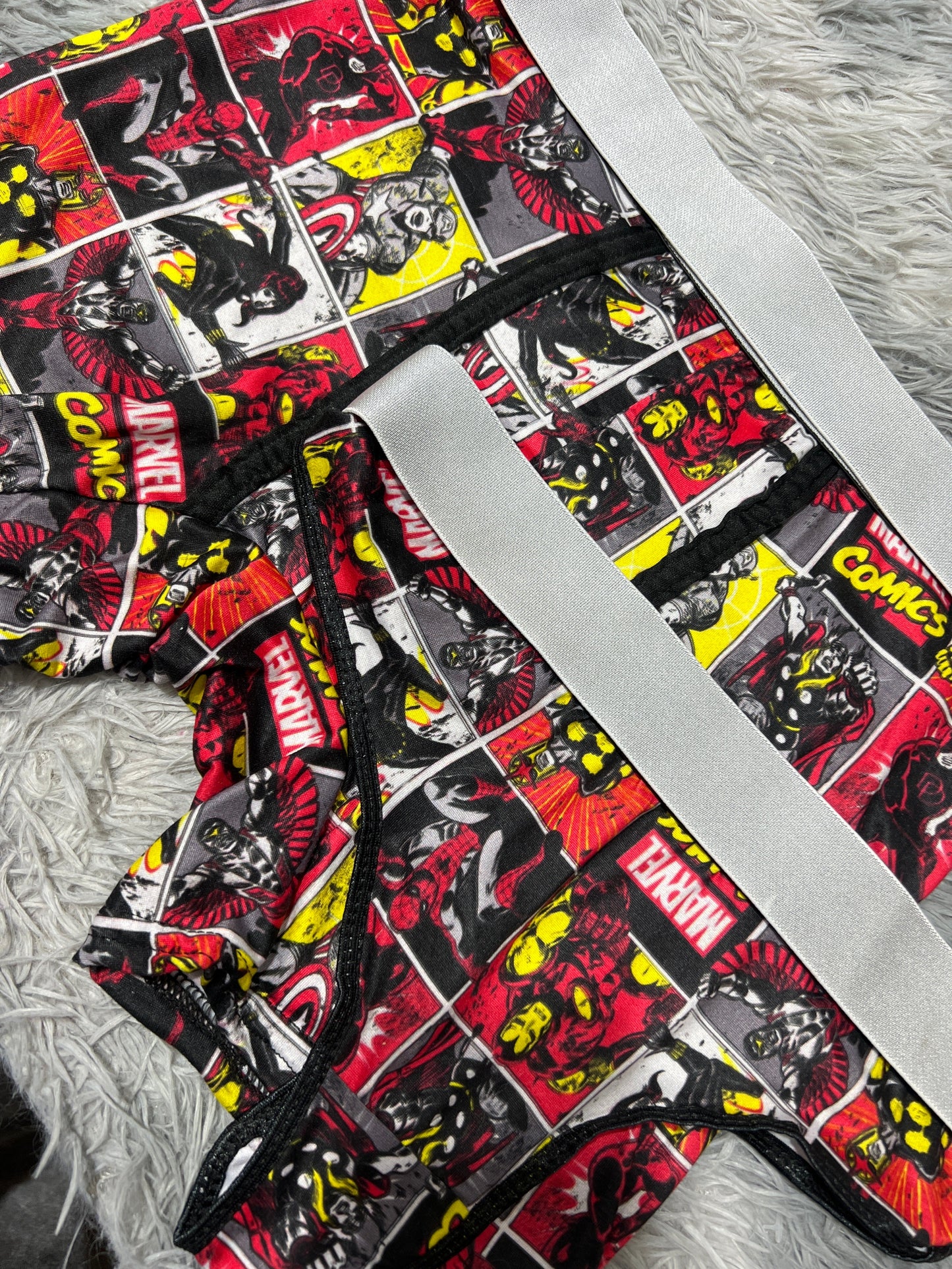 Avengers Comic Boxer One-size With Thong - Fundies