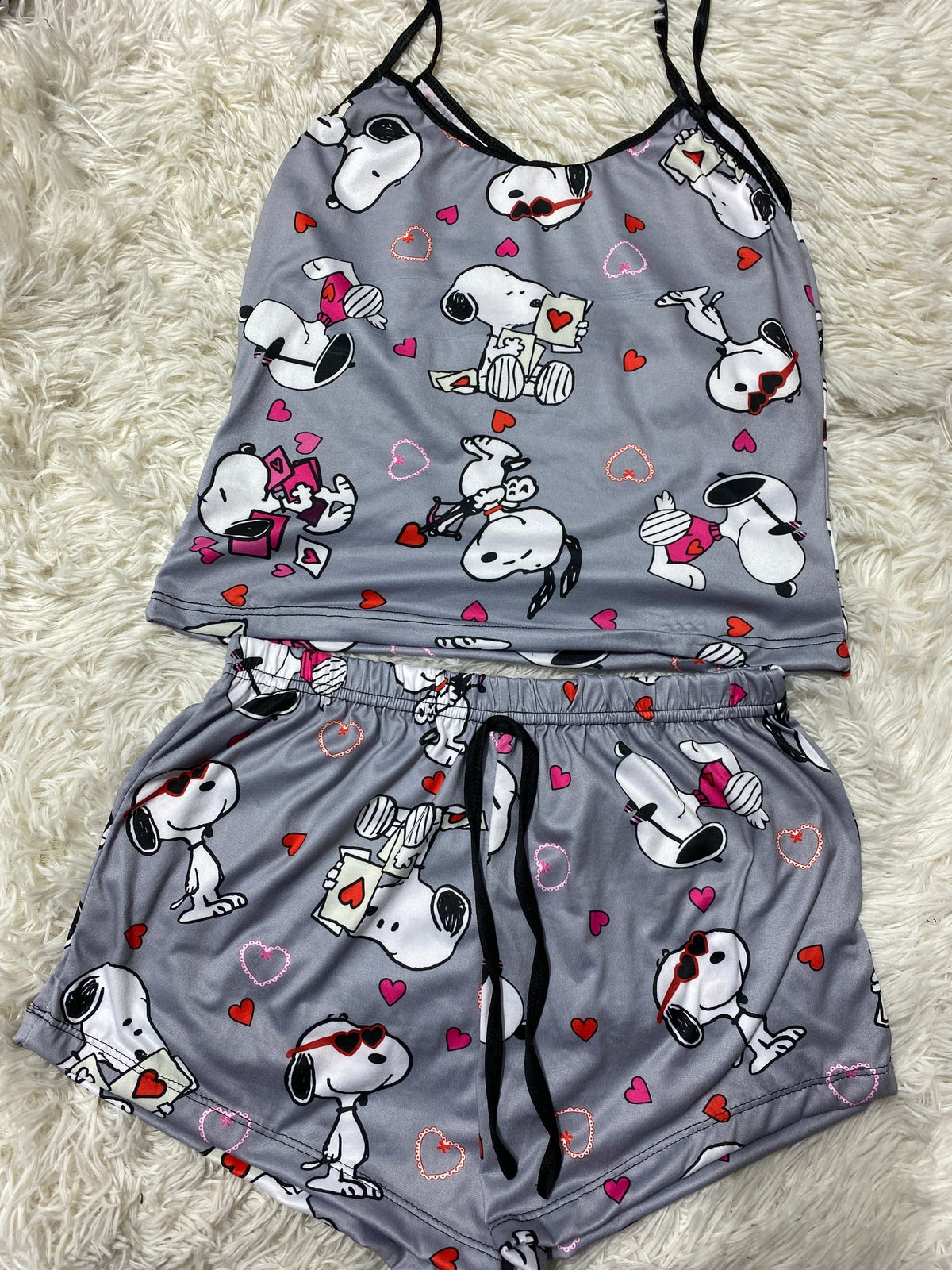 Snoopy Cupid Women's Pajama Set