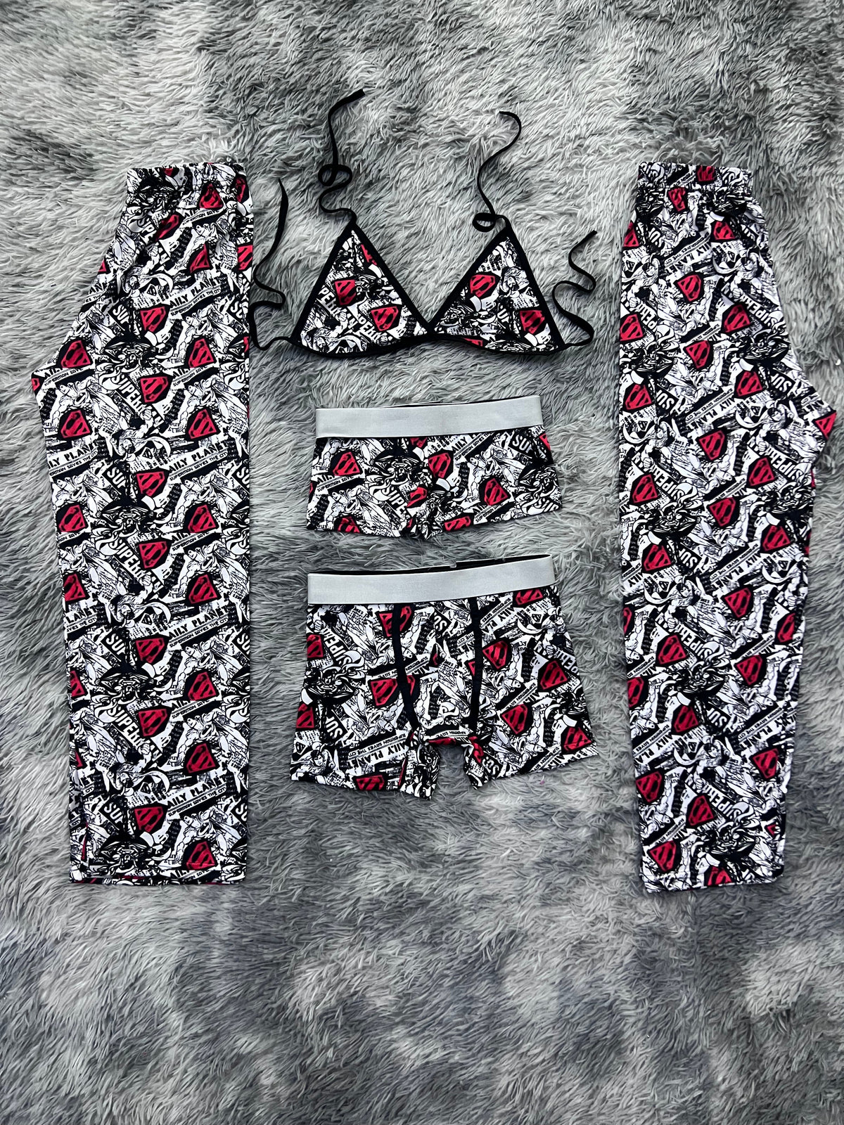 Super Man Comic 5 Piece PJ
