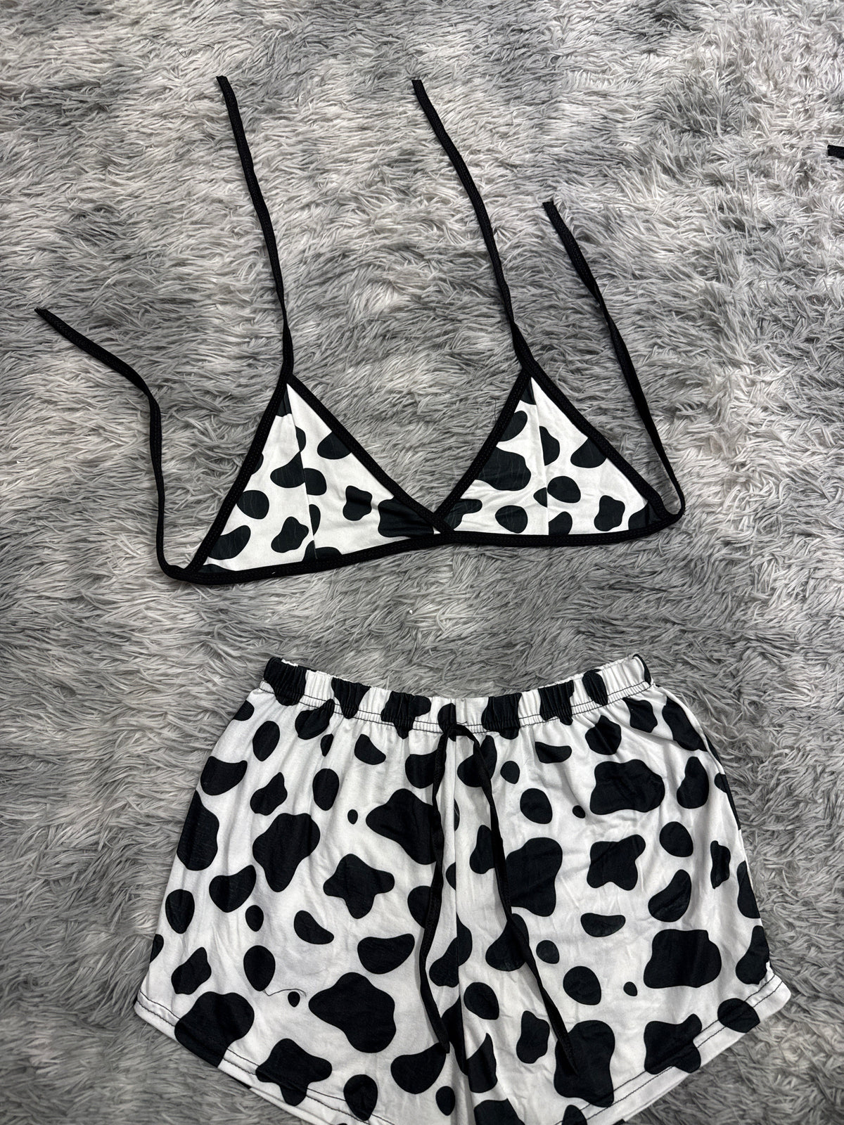 Cow Matching Top & Short